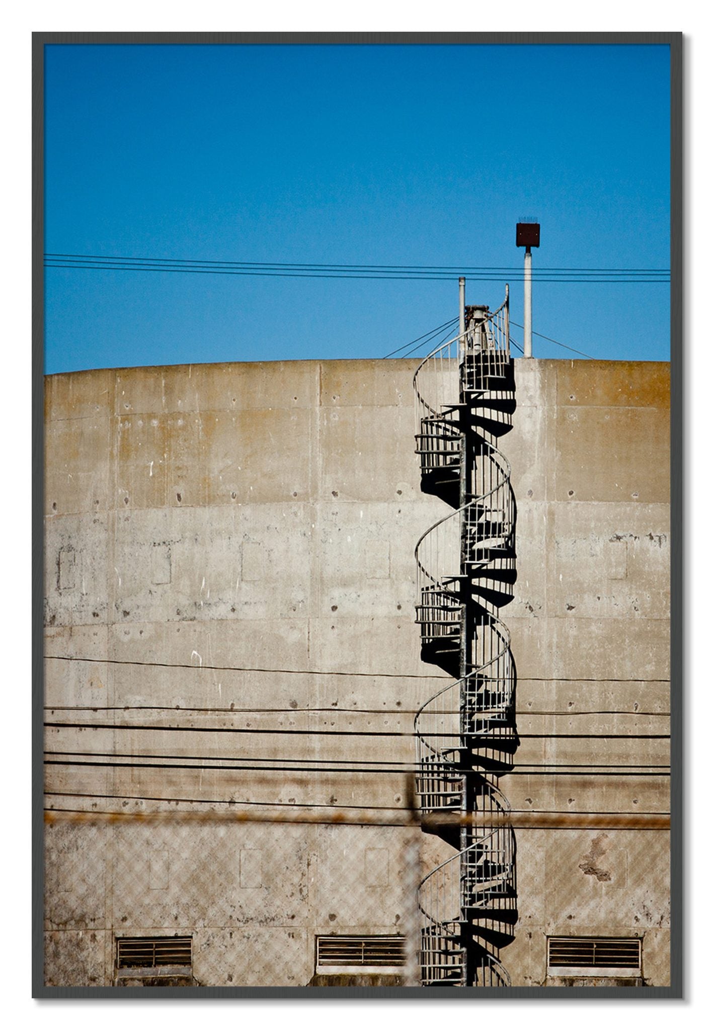Framed photograph of Climb by Dylan Ozanich, Grey frame, Full Bleed