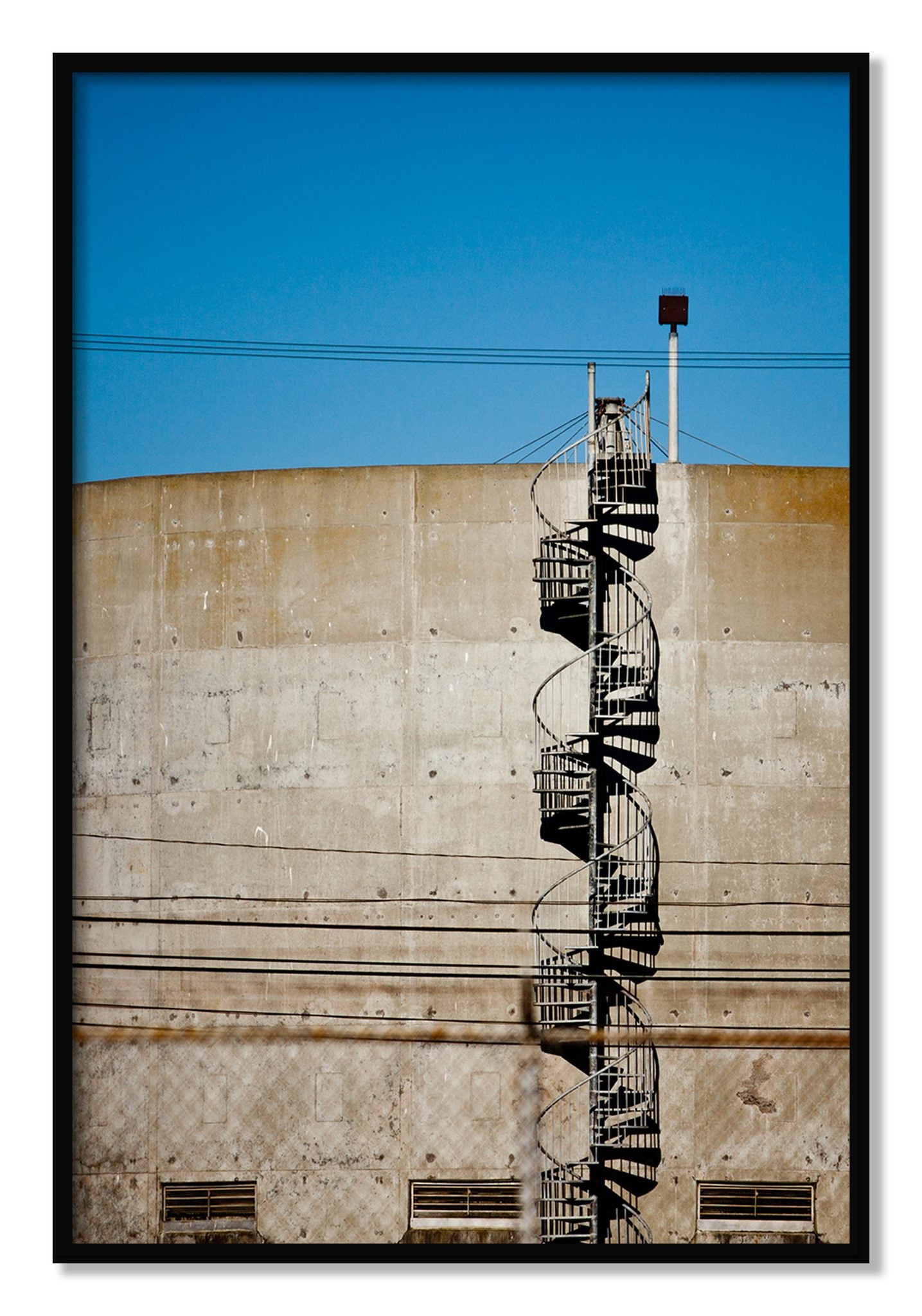 Framed photograph of Climb by Dylan Ozanich, Black frame, Full Bleed