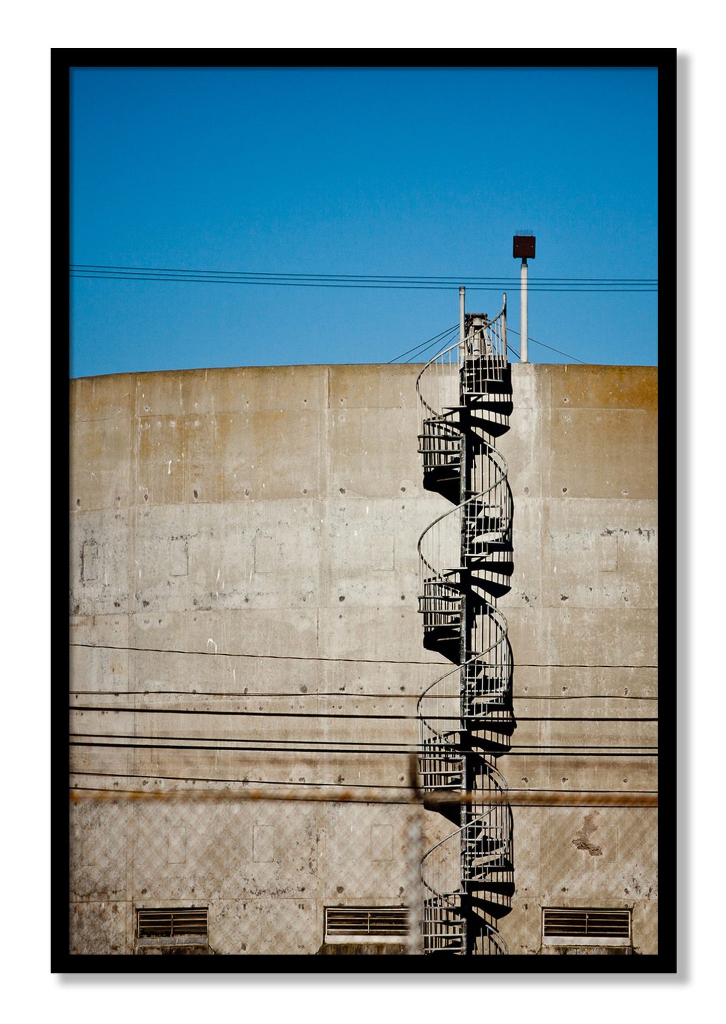 Framed photograph of Climb by Dylan Ozanich, Black frame, Full Bleed