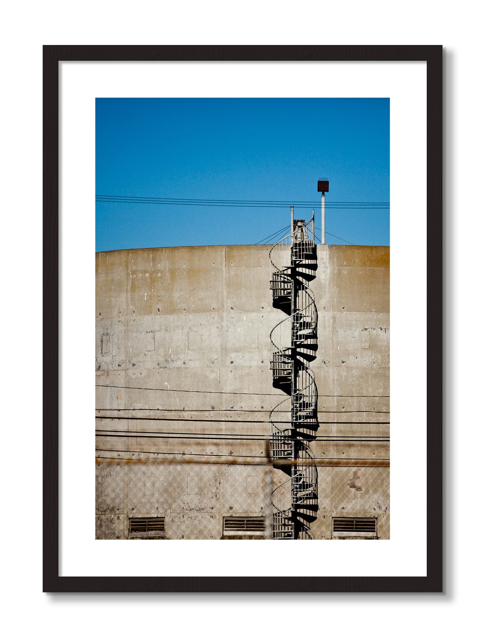 Framed photograph of Climb by Dylan Ozanich, Black frame, Borders