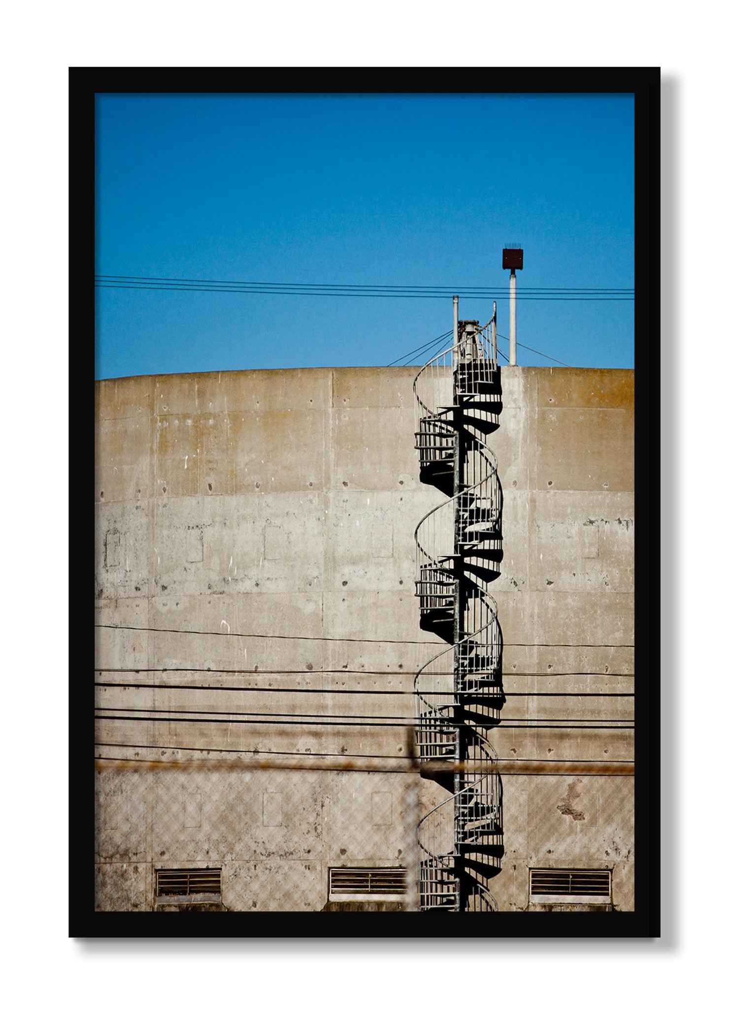 Framed photograph of Climb by Dylan Ozanich, Black frame, Full Bleed