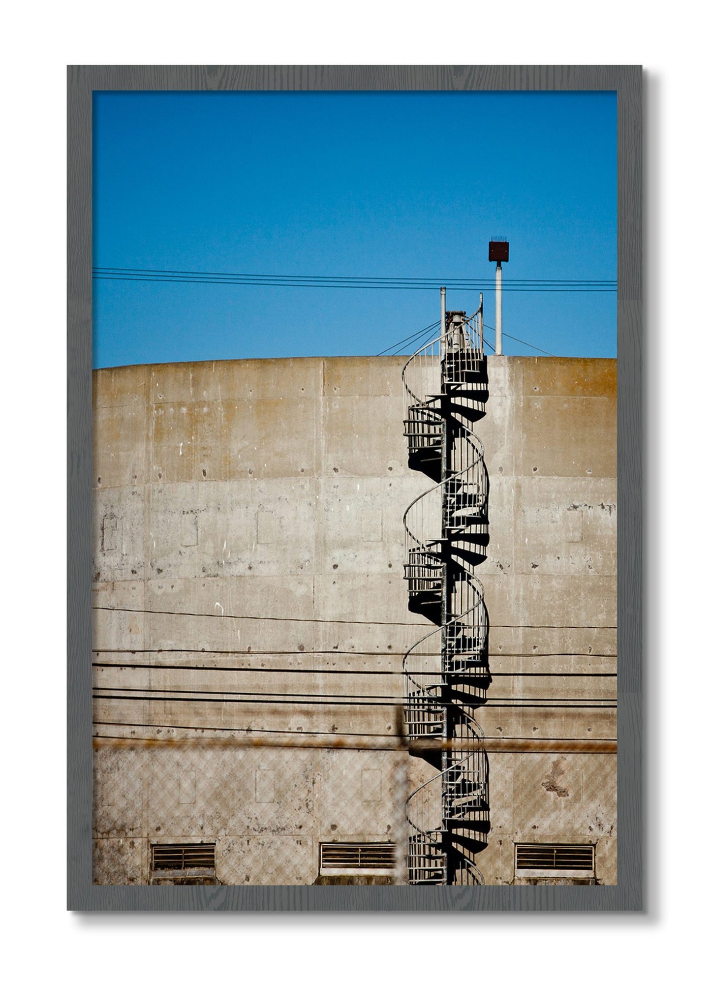 Framed photograph of Climb by Dylan Ozanich, Grey frame, Full Bleed