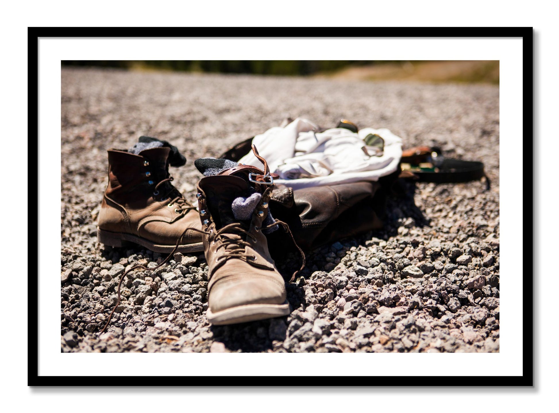 Framed photograph of Cool Off by Dylan Ozanich, Black frame, Borders