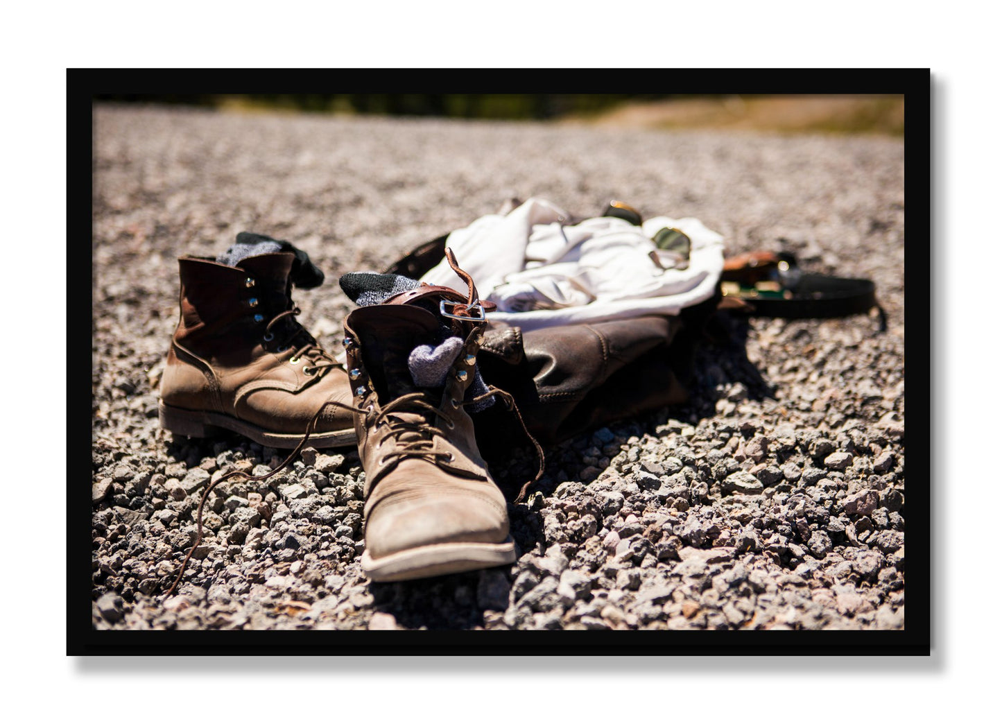 Framed photograph of Cool Off by Dylan Ozanich, Black frame, Full Bleed
