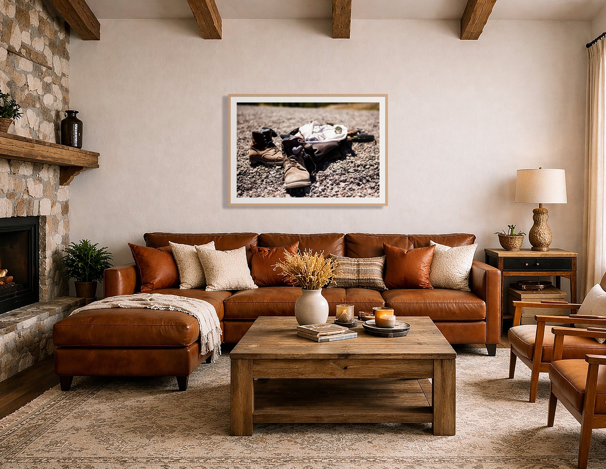 Framed photograph of Cool Off by Dylan Ozanich displayed on a wall