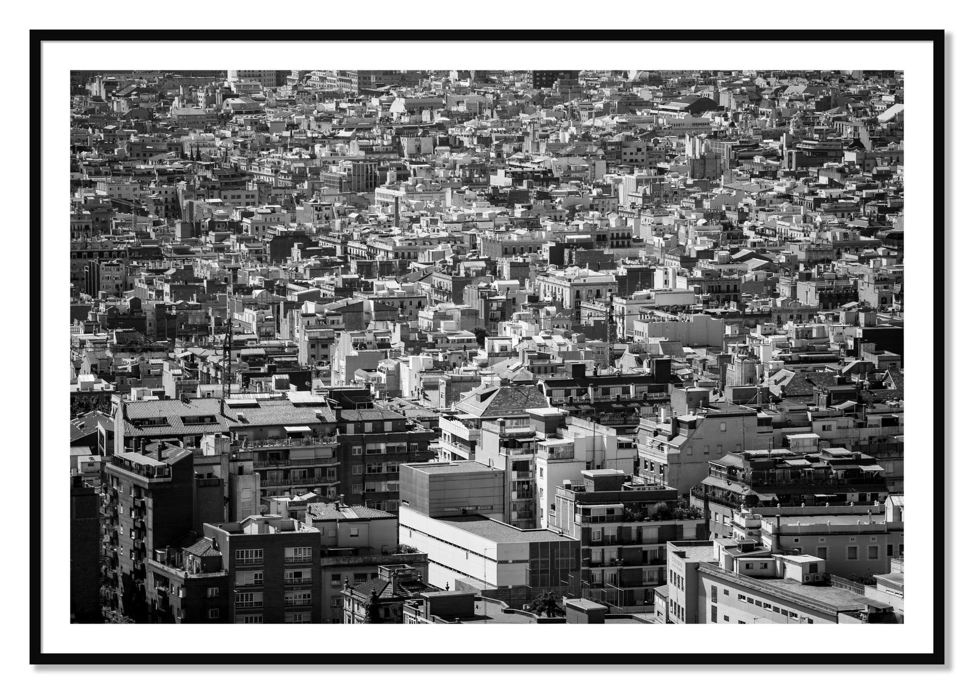 Framed photograph of Coompressed by Dylan Ozanich, Black frame, Borders