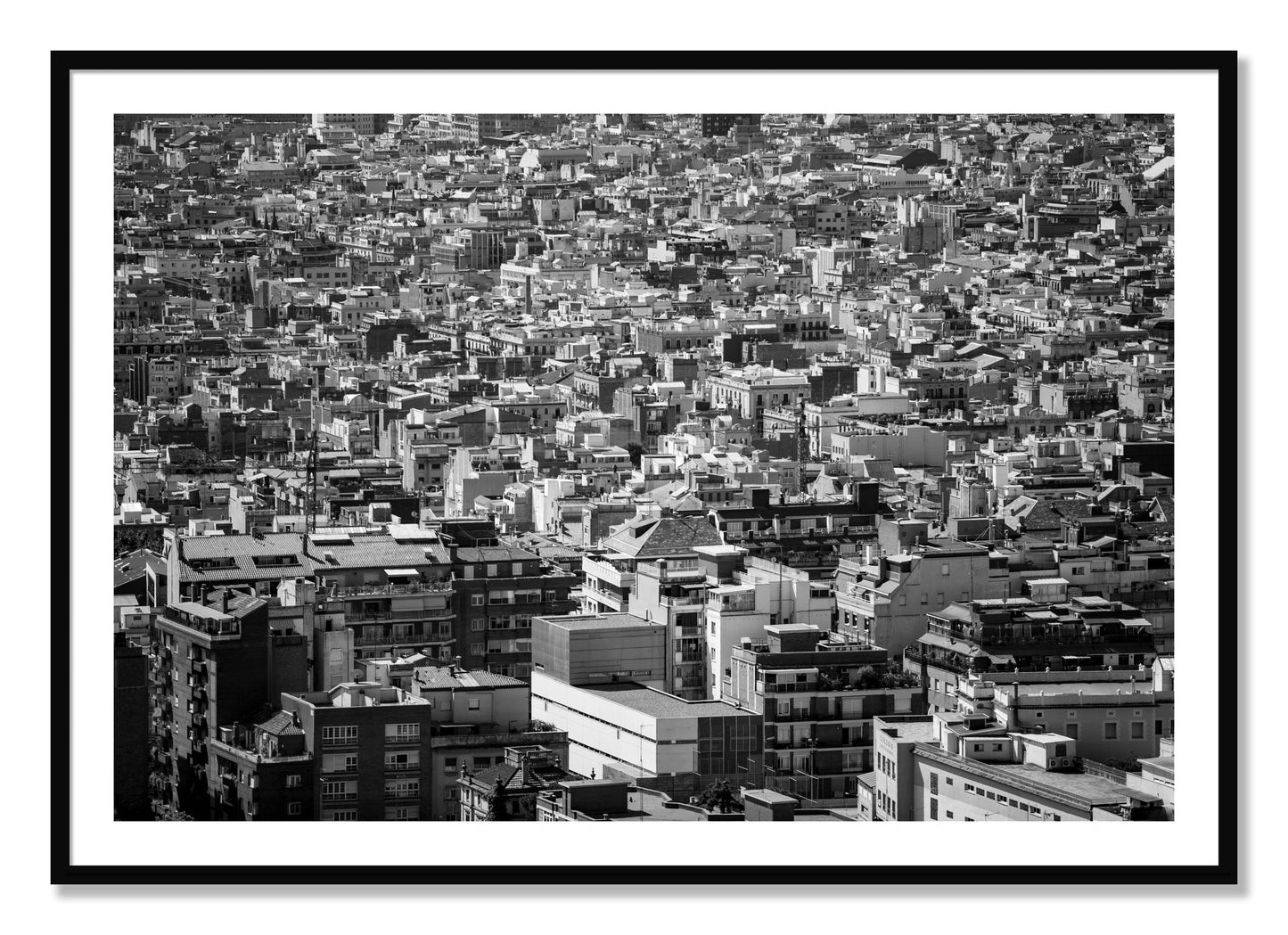 Framed photograph of Coompressed by Dylan Ozanich, Black frame, Borders