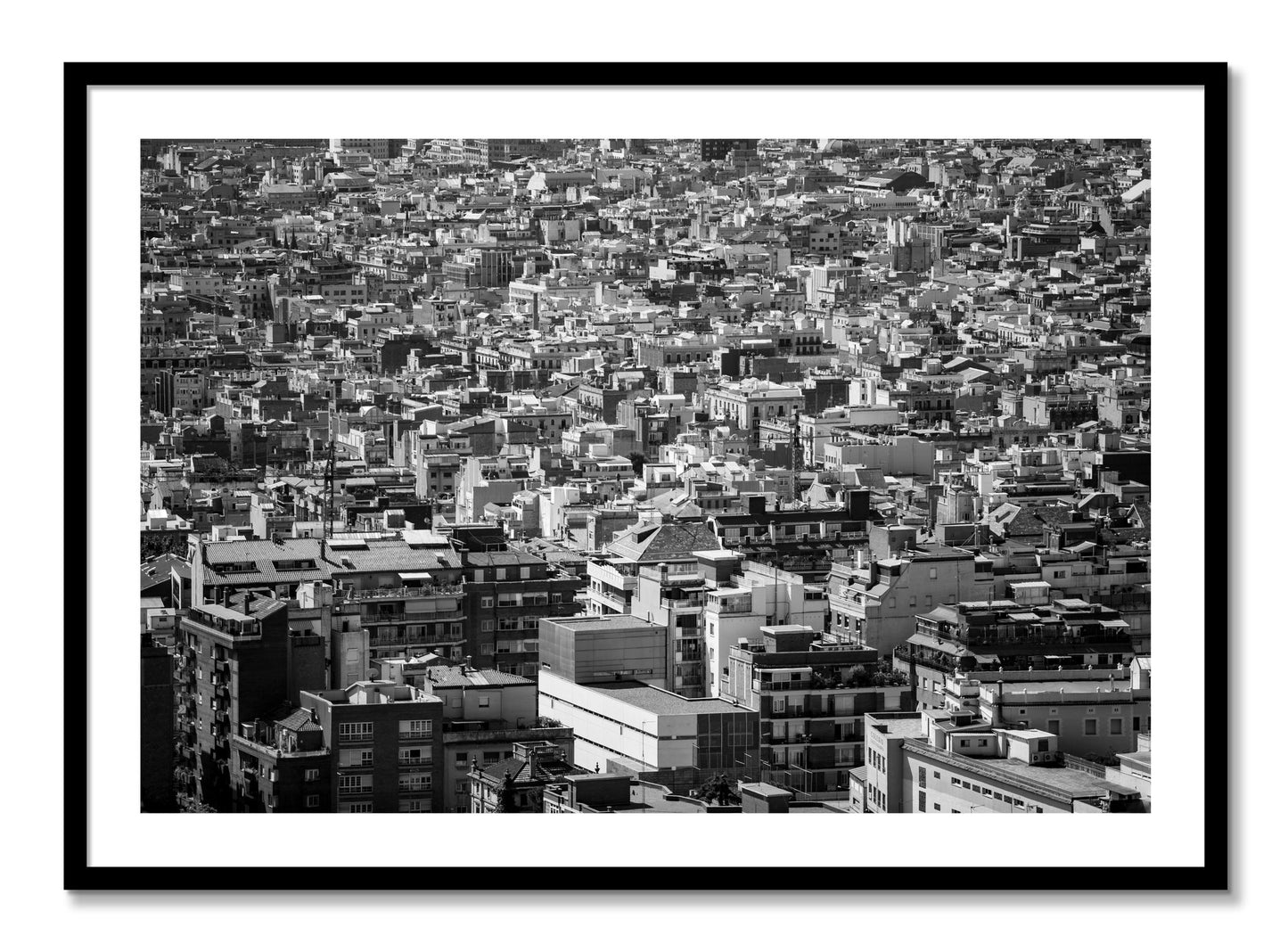 Framed photograph of Coompressed by Dylan Ozanich, Black frame, Borders