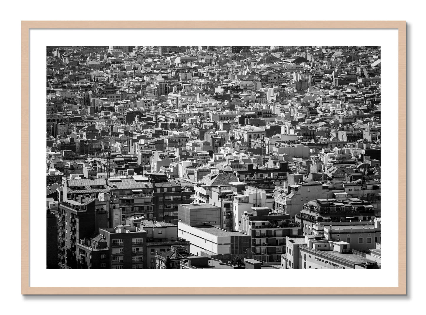 Framed photograph of Coompressed by Dylan Ozanich, Maple frame, Borders