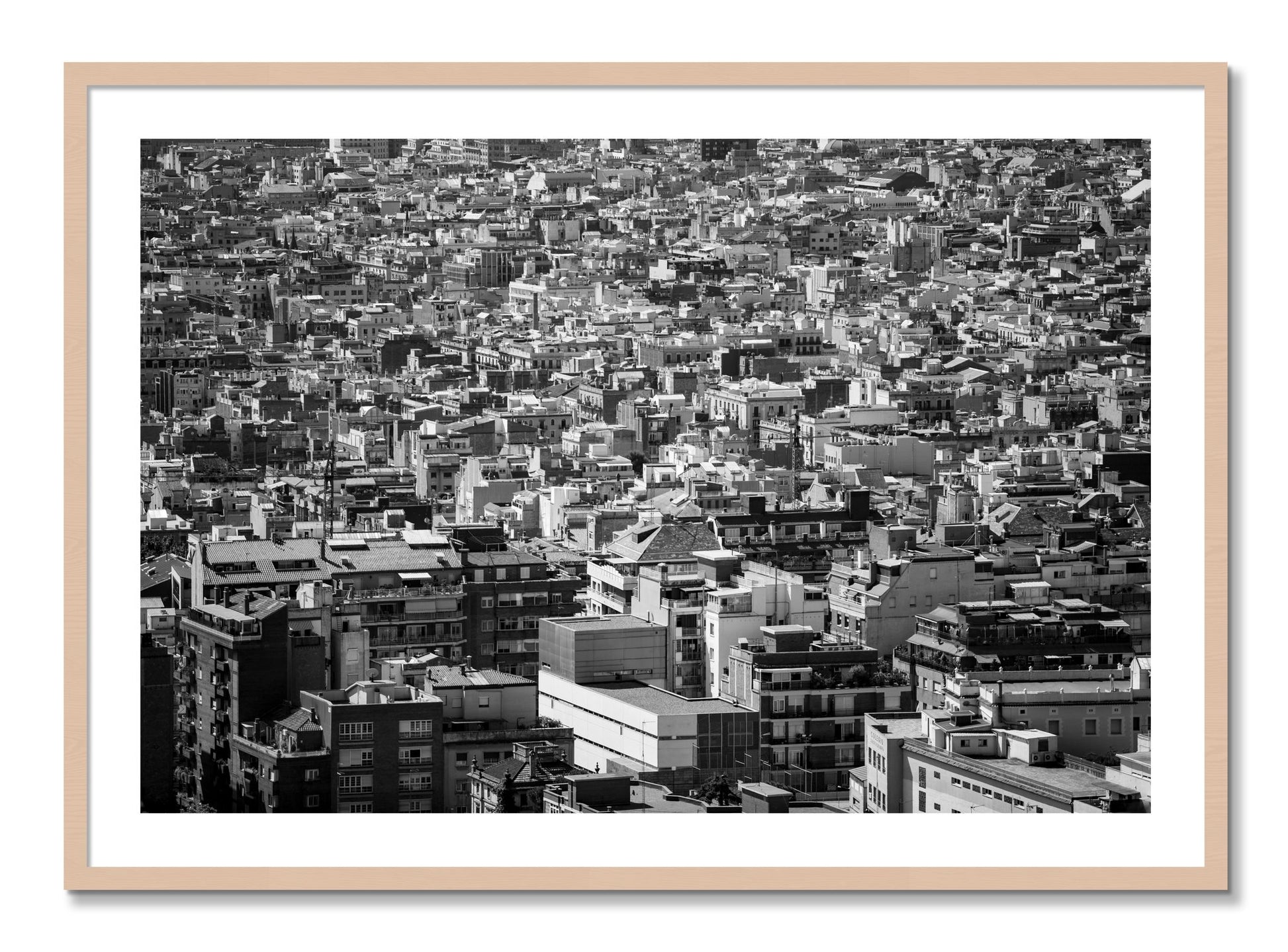 Framed photograph of Coompressed by Dylan Ozanich, Maple frame, Borders