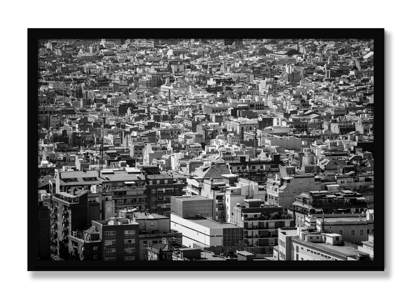 Framed photograph of Coompressed by Dylan Ozanich, Black frame, Full Bleed
