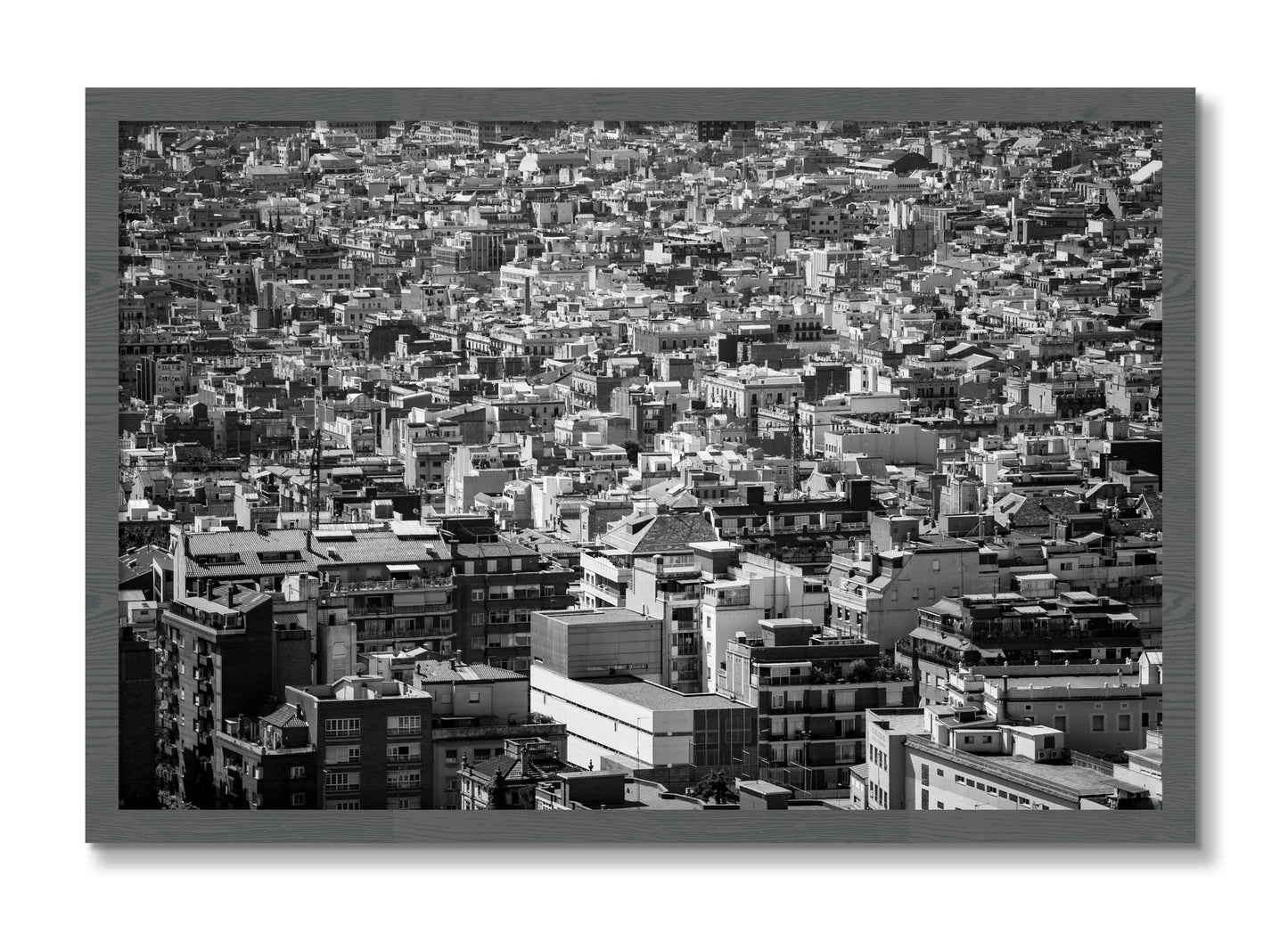Framed photograph of Coompressed by Dylan Ozanich, Grey frame, Full Bleed