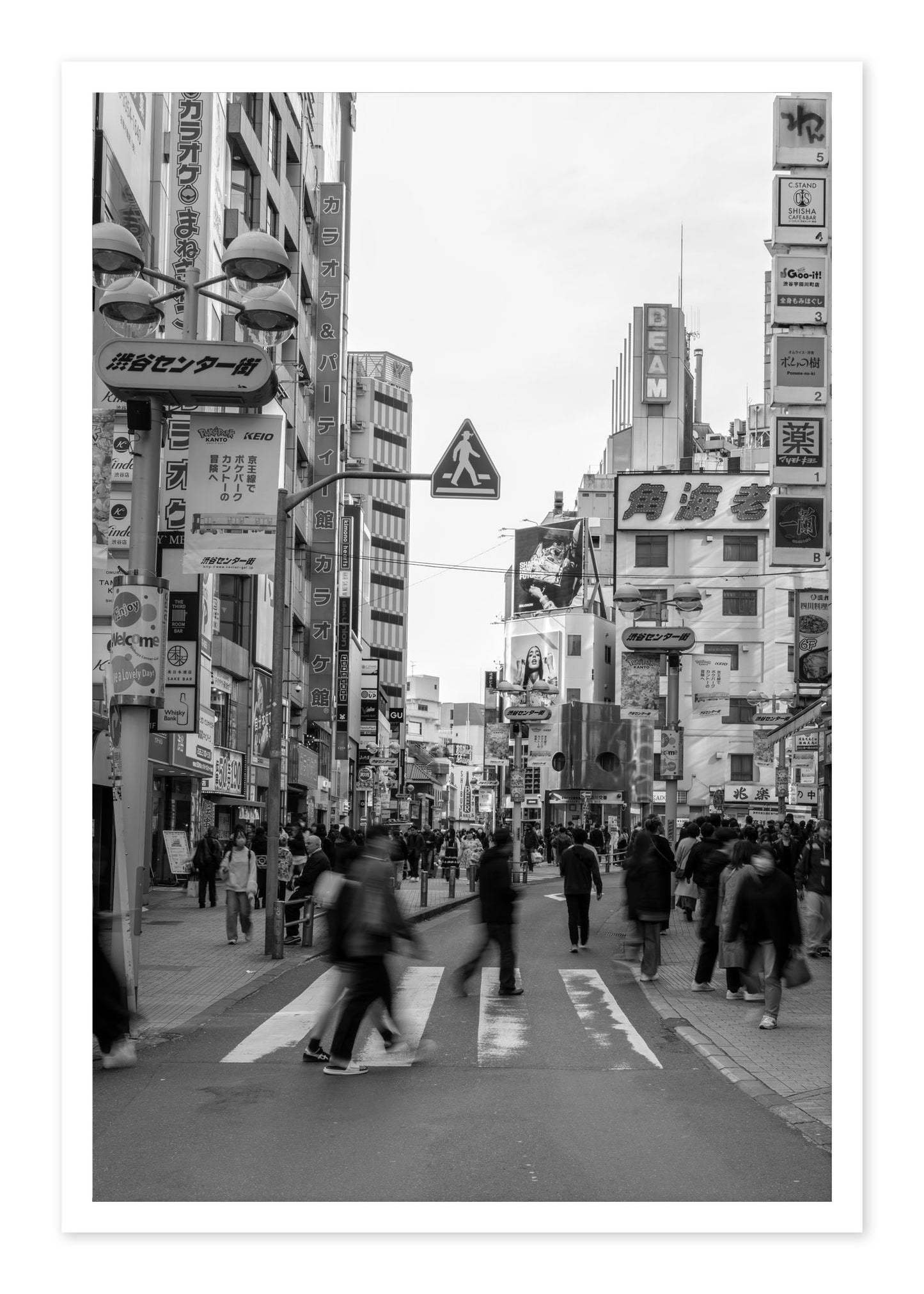 Fine art print of Crossing Tokyo by Dylan Ozanich, unframed