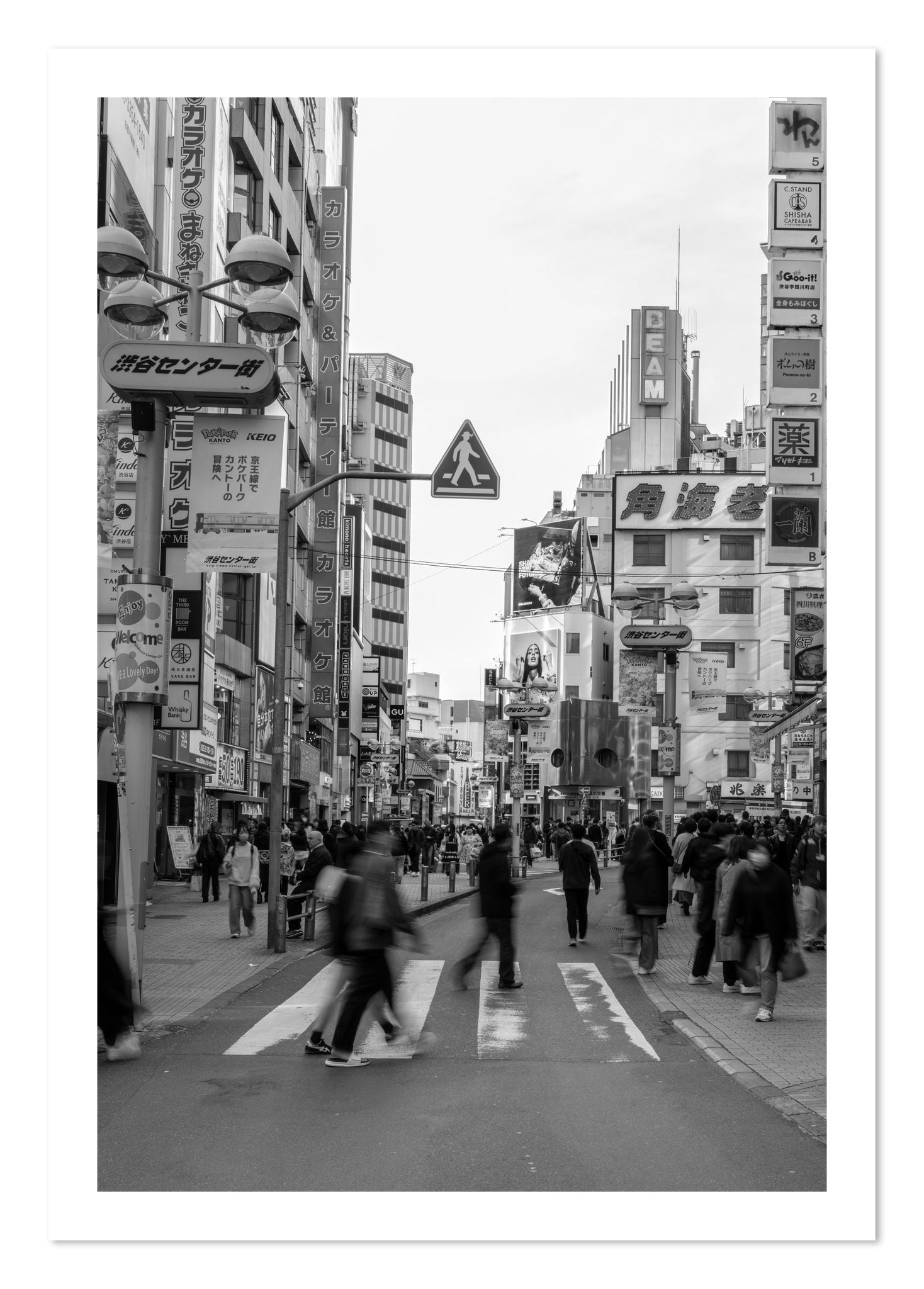 Fine art print of Crossing Tokyo by Dylan Ozanich, unframed