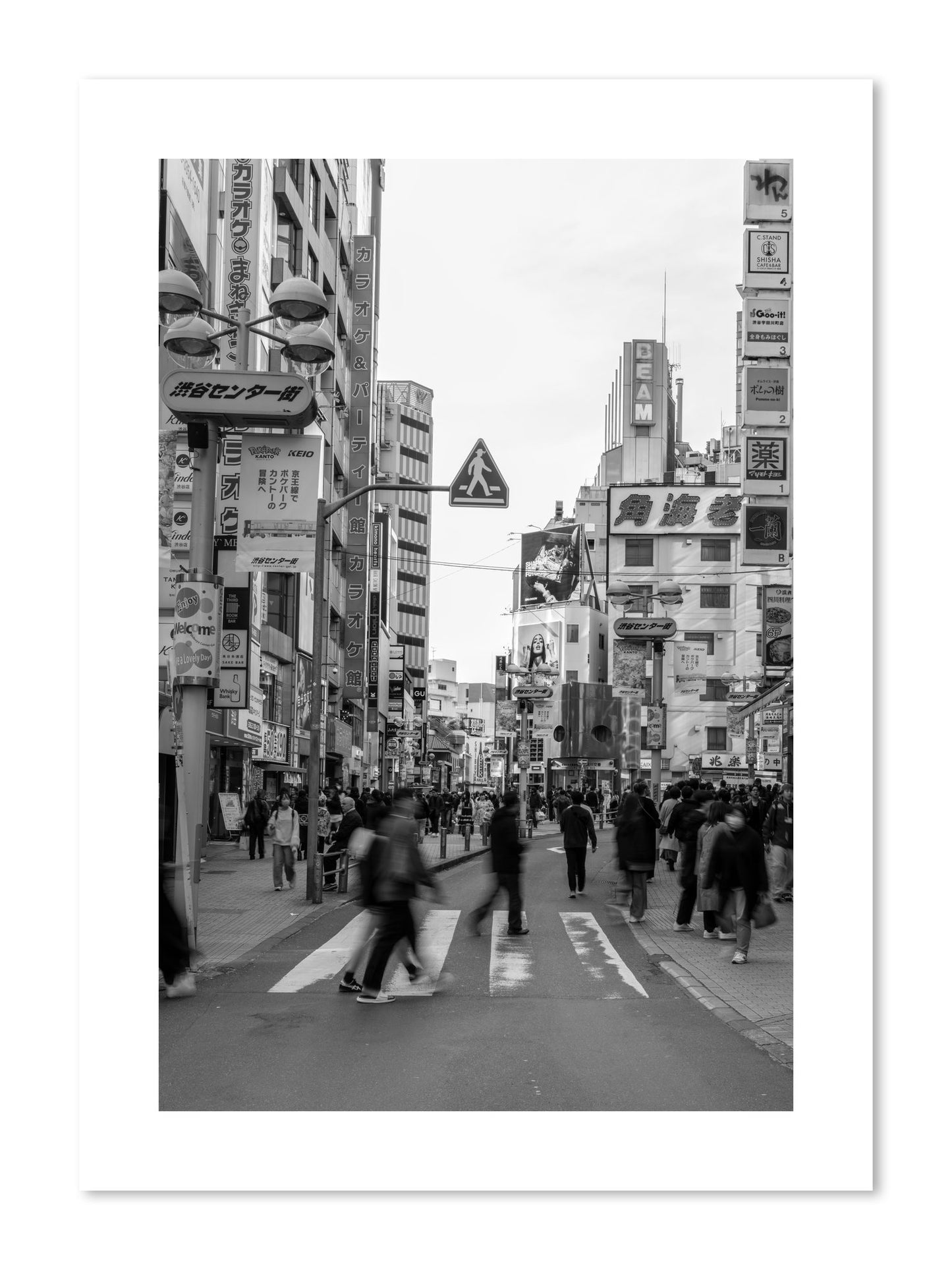 Fine art print of Crossing Tokyo by Dylan Ozanich, unframed