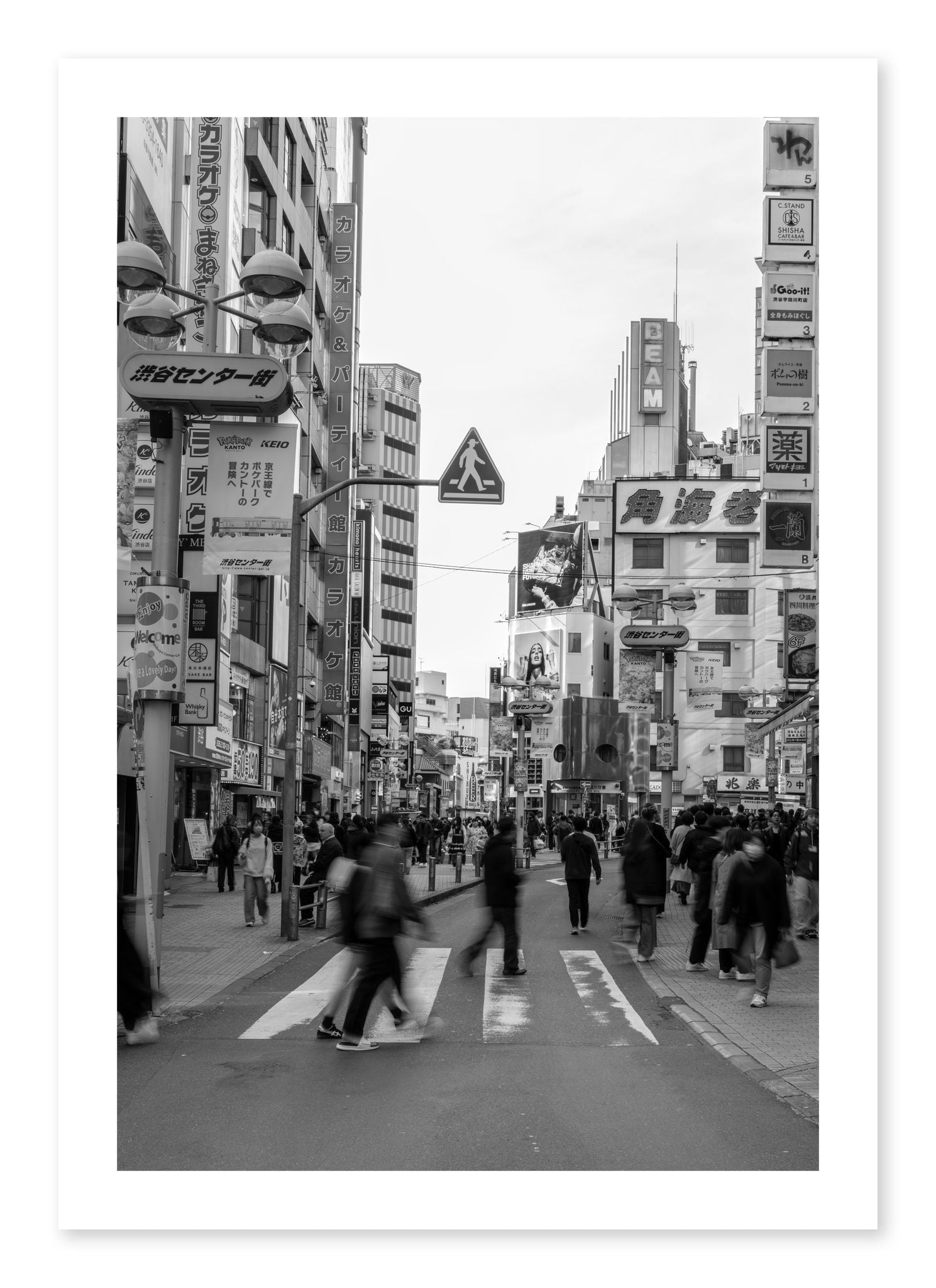 Fine art print of Crossing Tokyo by Dylan Ozanich, unframed
