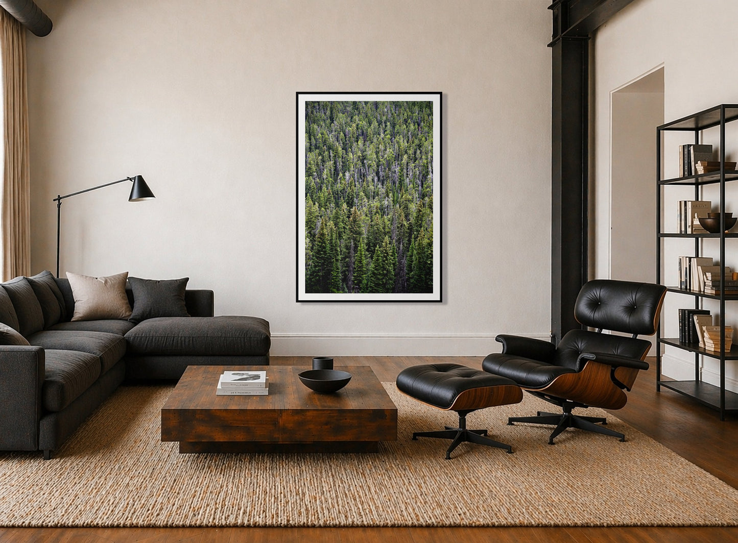 Framed photograph of Dense by Dylan Ozanich displayed on a wall