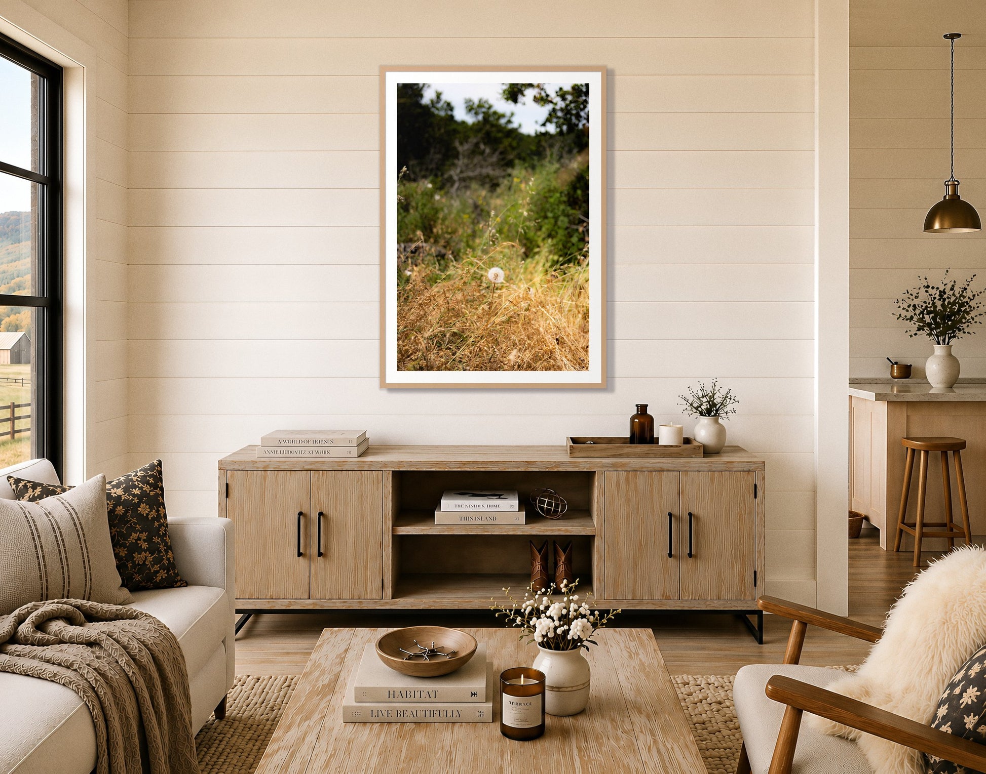 Framed photograph of Diamond In The Rough by Dylan Ozanich displayed on a wall