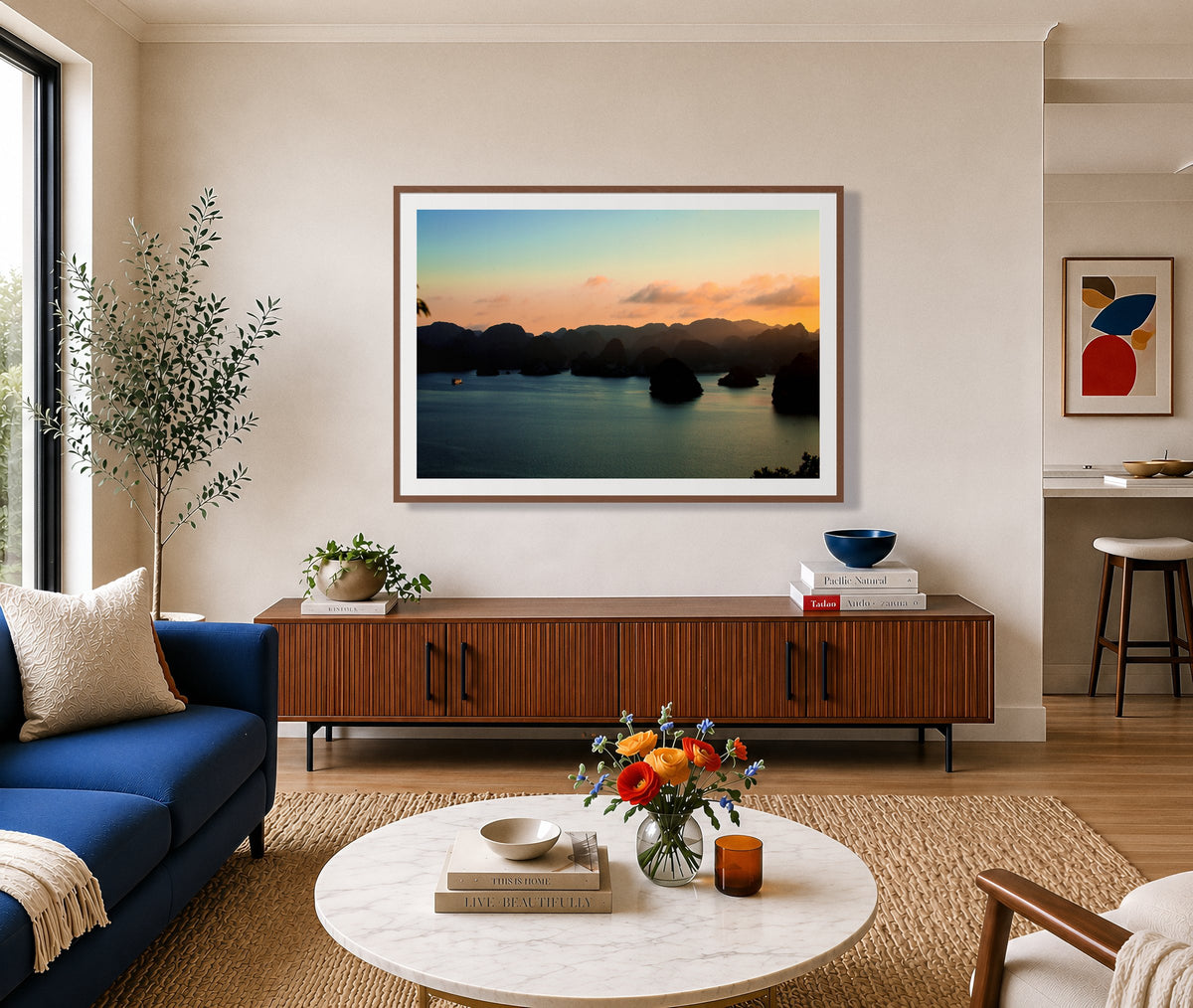 Dusk At Sea in a room