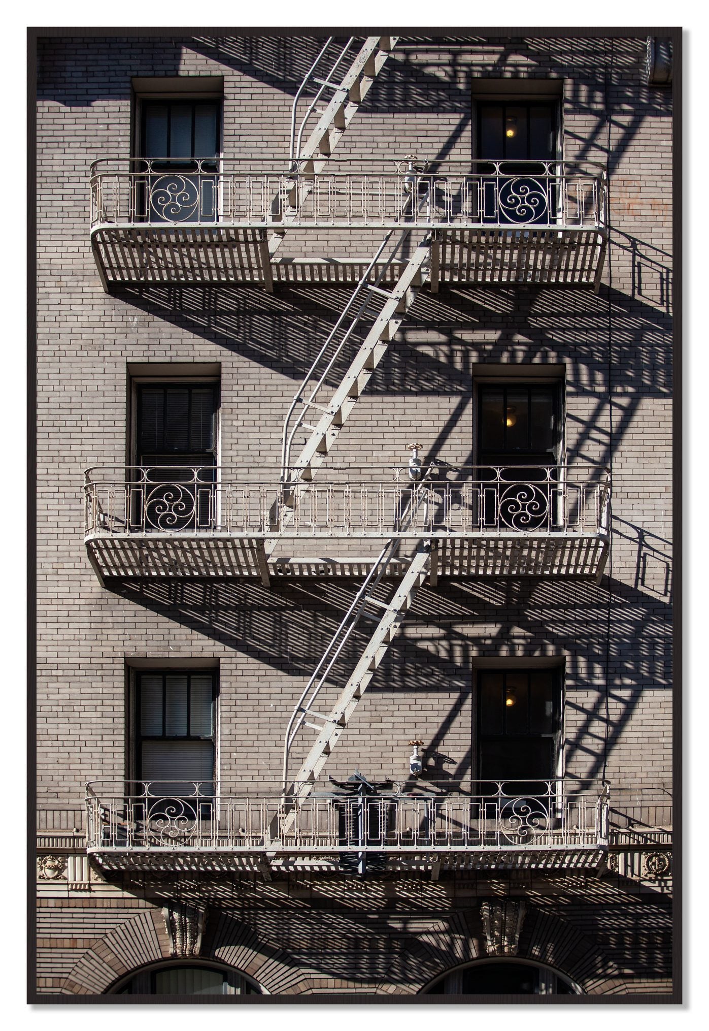 Escape by Dylan Ozanich, 48×72 Full Bleed Print in a Black Walnut frame