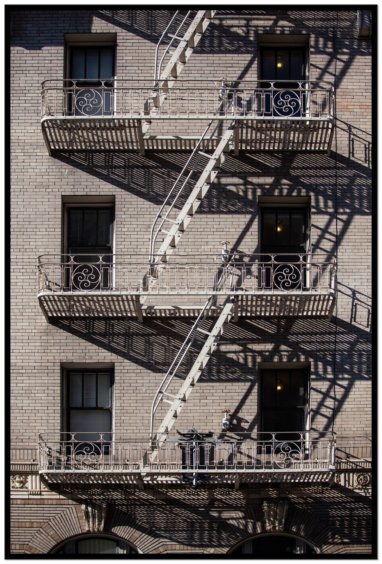 Escape by Dylan Ozanich, 48×72 Full Bleed Print in a Black frame