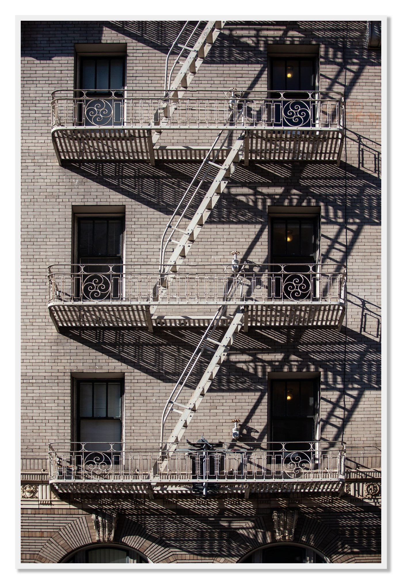 Escape by Dylan Ozanich, 48×72 Full Bleed Print in a White frame