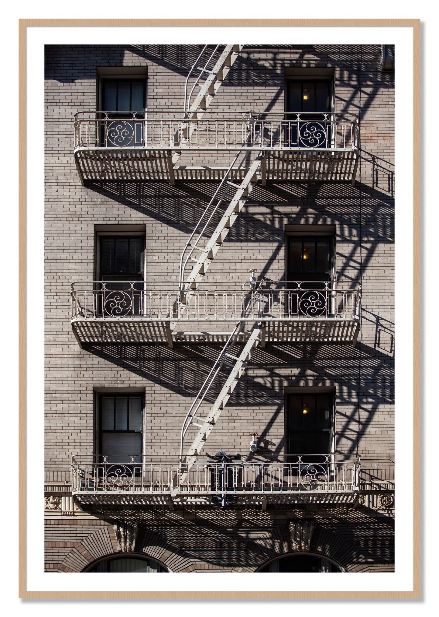 Framed photograph of Escape by Dylan Ozanich, Oak frame, Borders