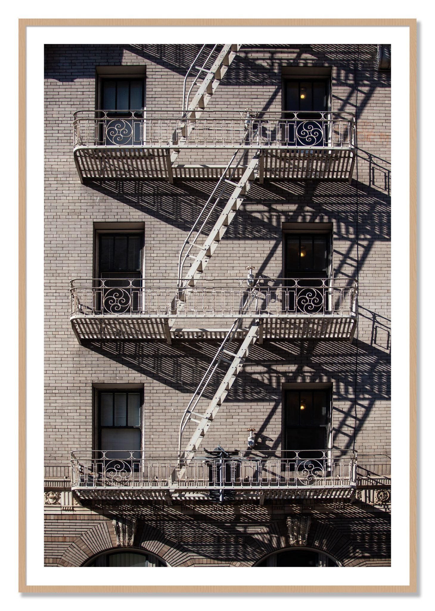 Framed photograph of Escape by Dylan Ozanich, Oak frame, Borders