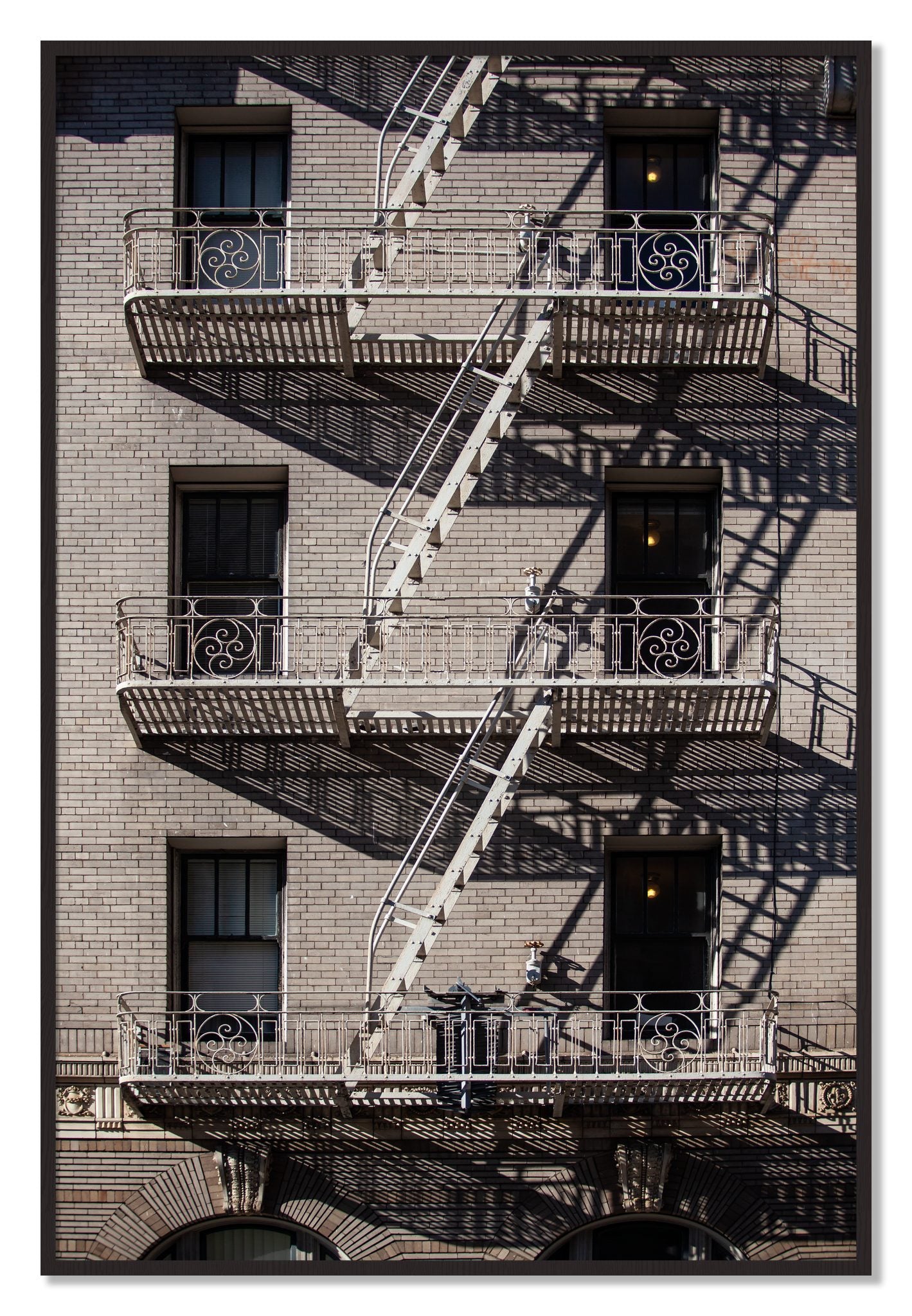 Framed photograph of Escape by Dylan Ozanich, Black Walnut frame, Full Bleed