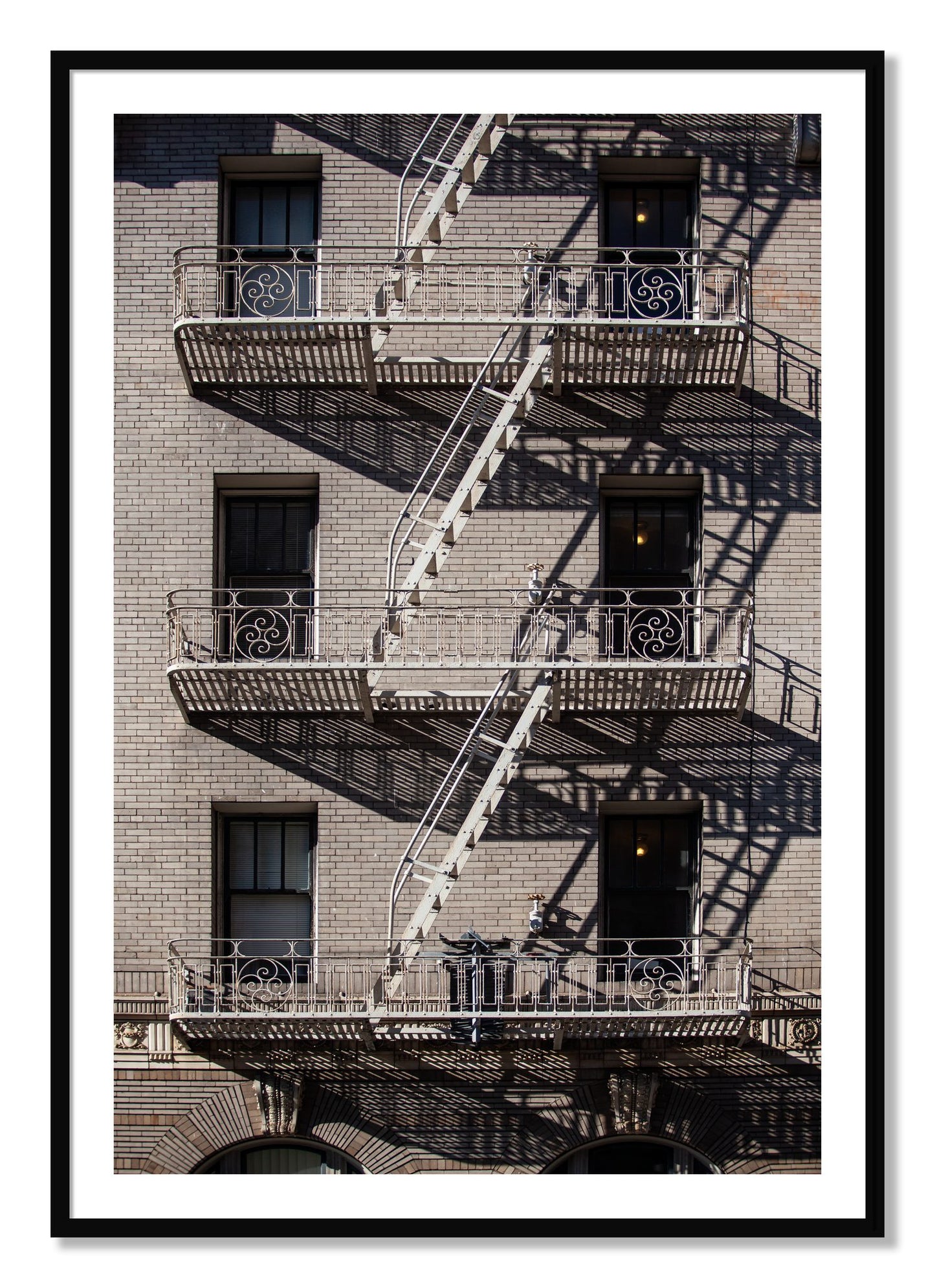 Framed photograph of Escape by Dylan Ozanich, Black frame, Borders