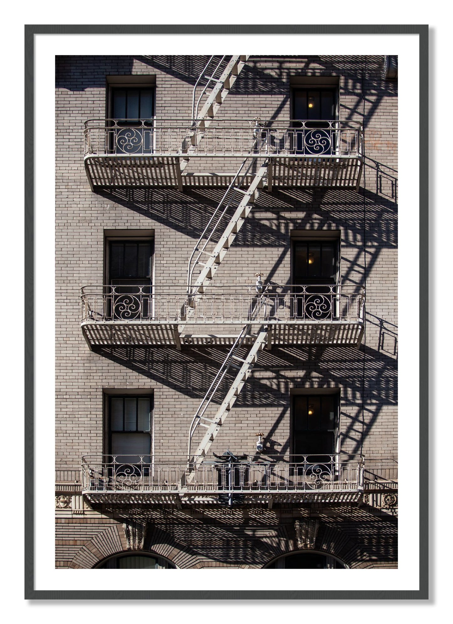 Framed photograph of Escape by Dylan Ozanich, Grey frame, Borders