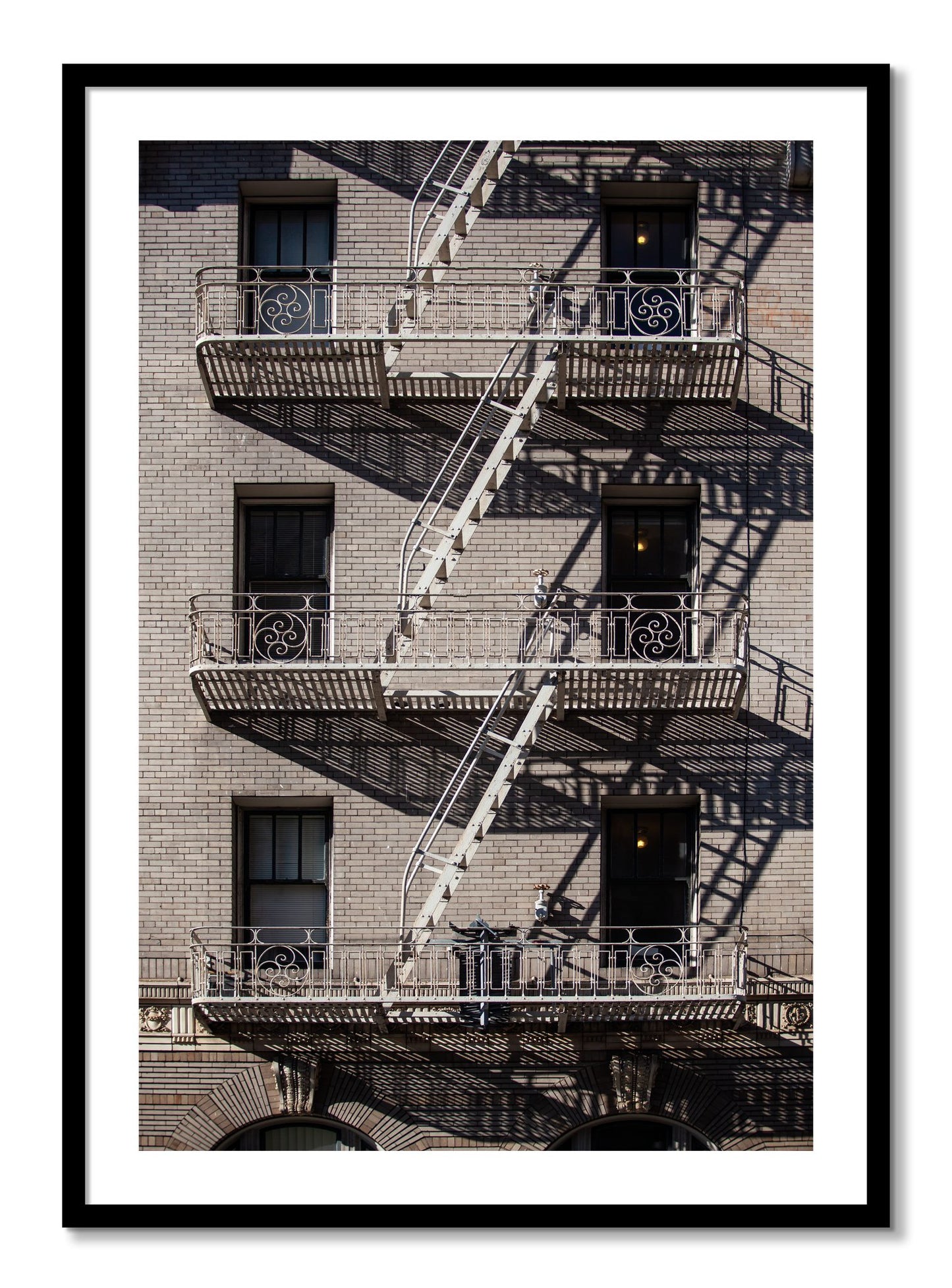 Framed photograph of Escape by Dylan Ozanich, Black frame, Borders