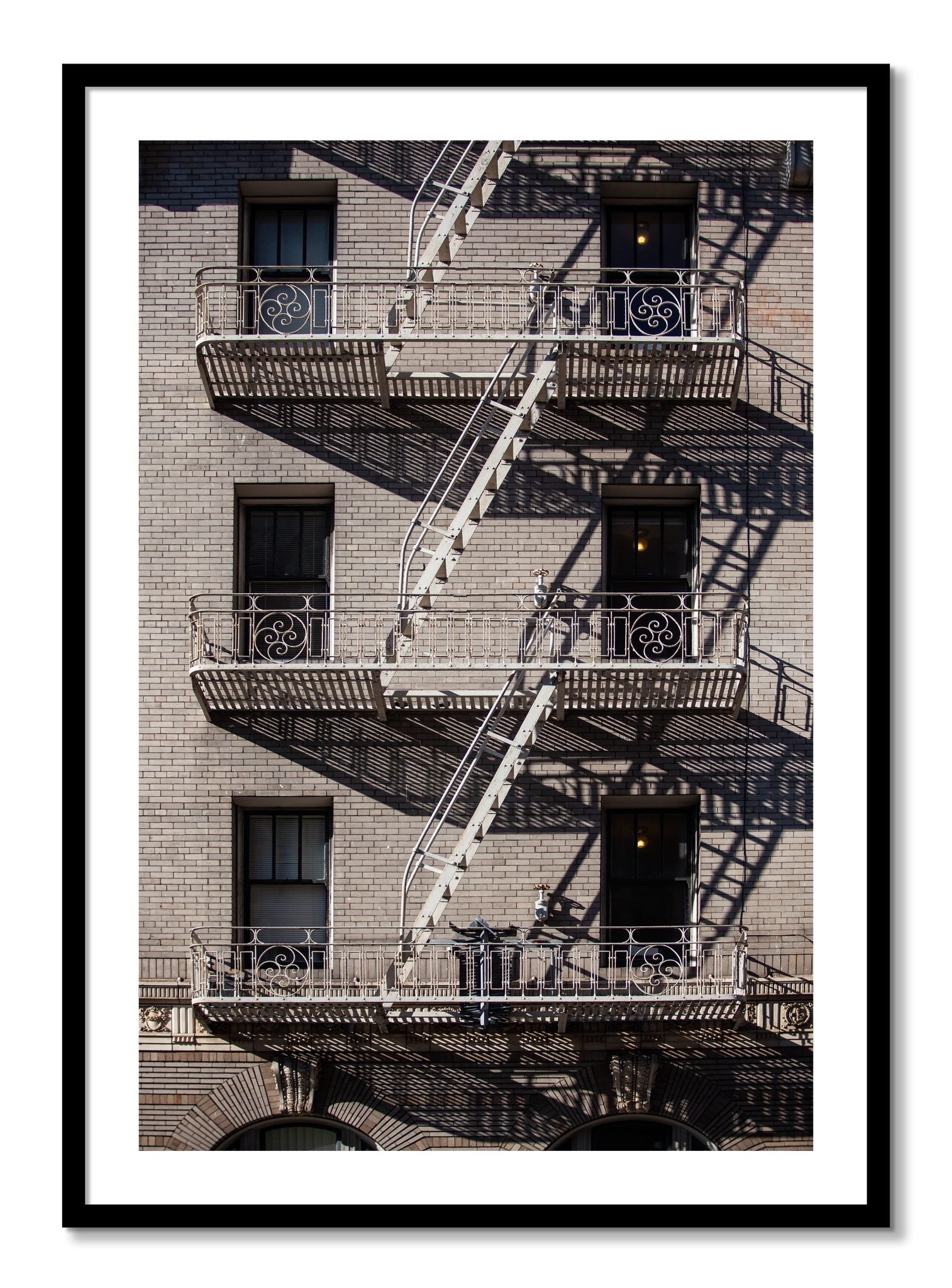 Framed photograph of Escape by Dylan Ozanich, Black frame, Borders