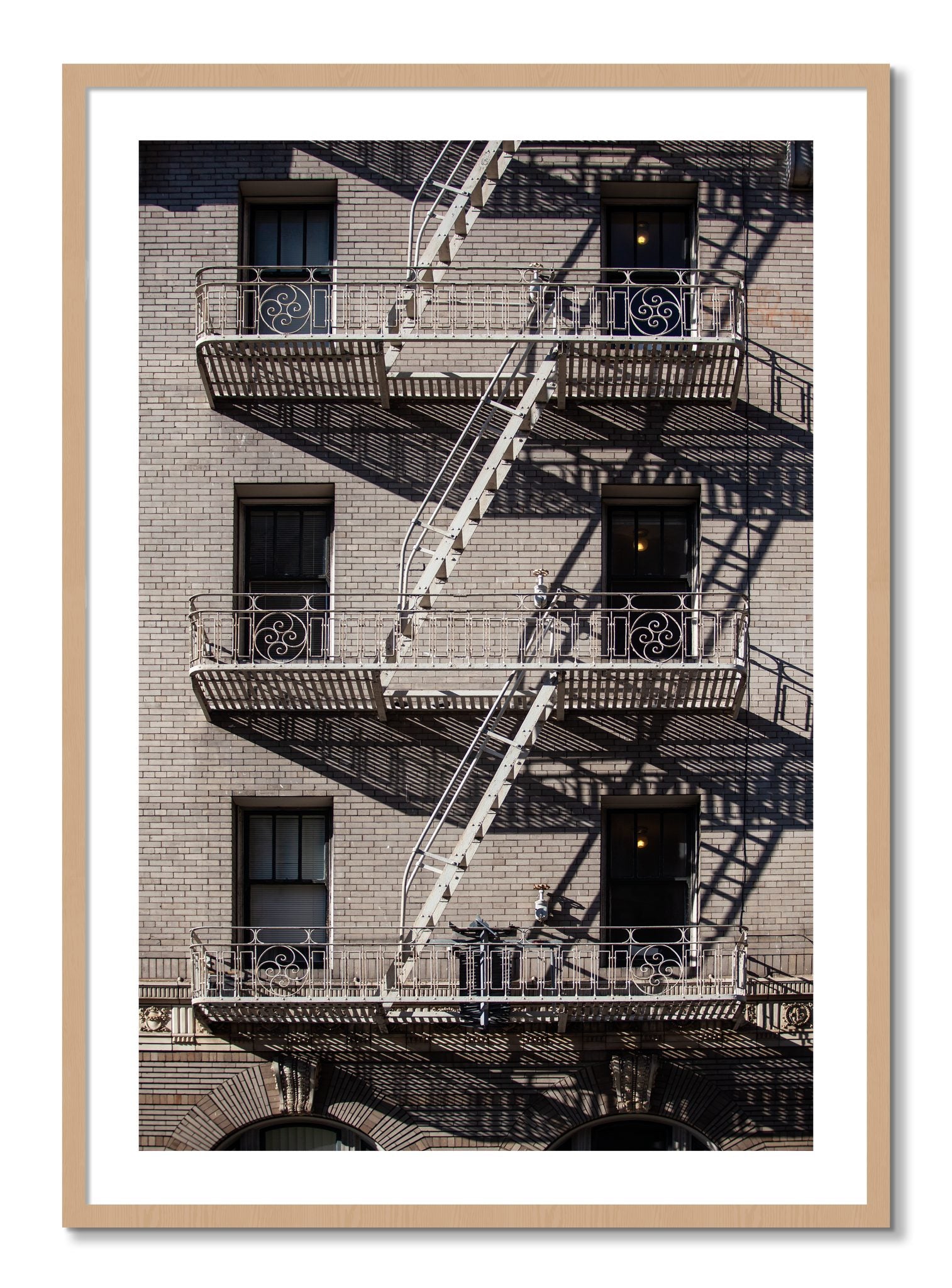 Framed photograph of Escape by Dylan Ozanich, Oak frame, Borders