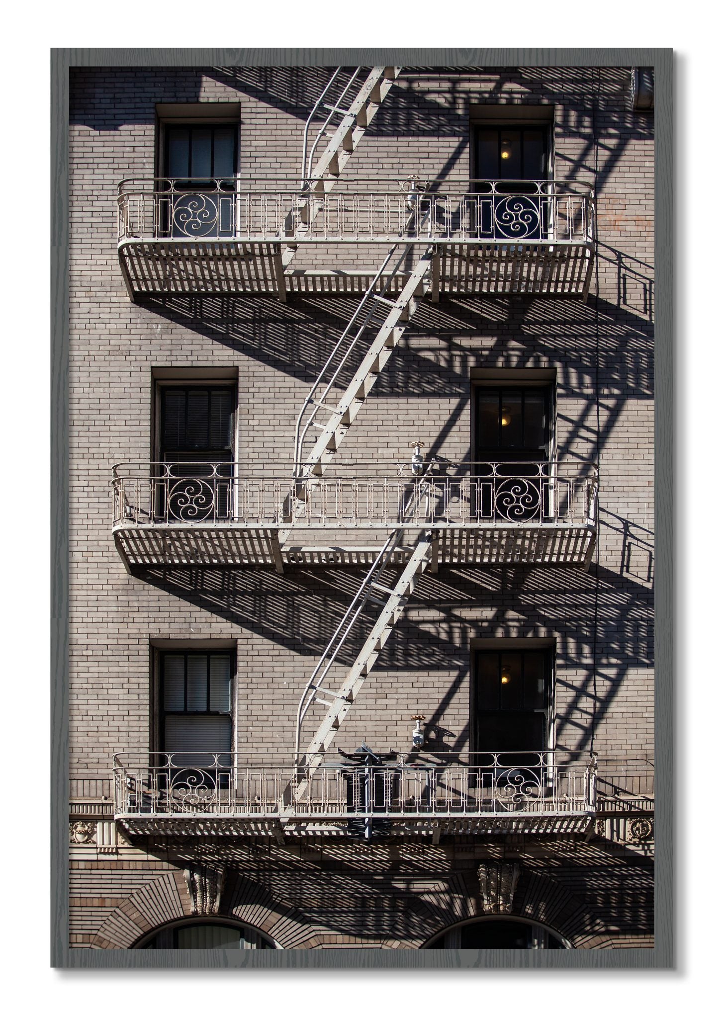 Framed photograph of Escape by Dylan Ozanich, Grey frame, Full Bleed
