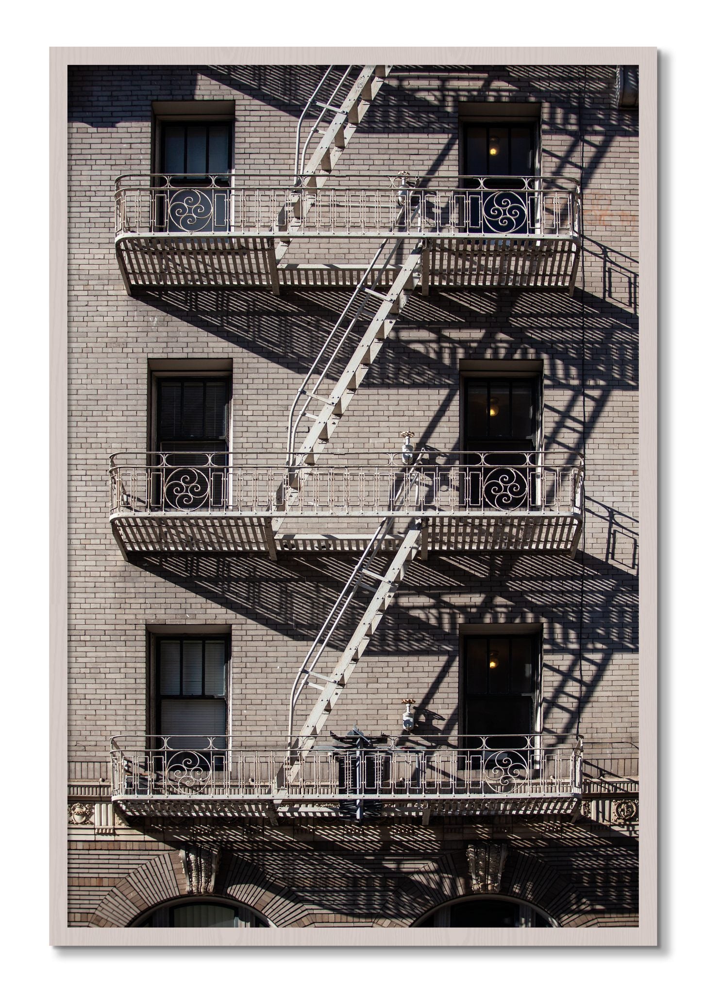 Framed photograph of Escape by Dylan Ozanich, White Maple frame, Full Bleed