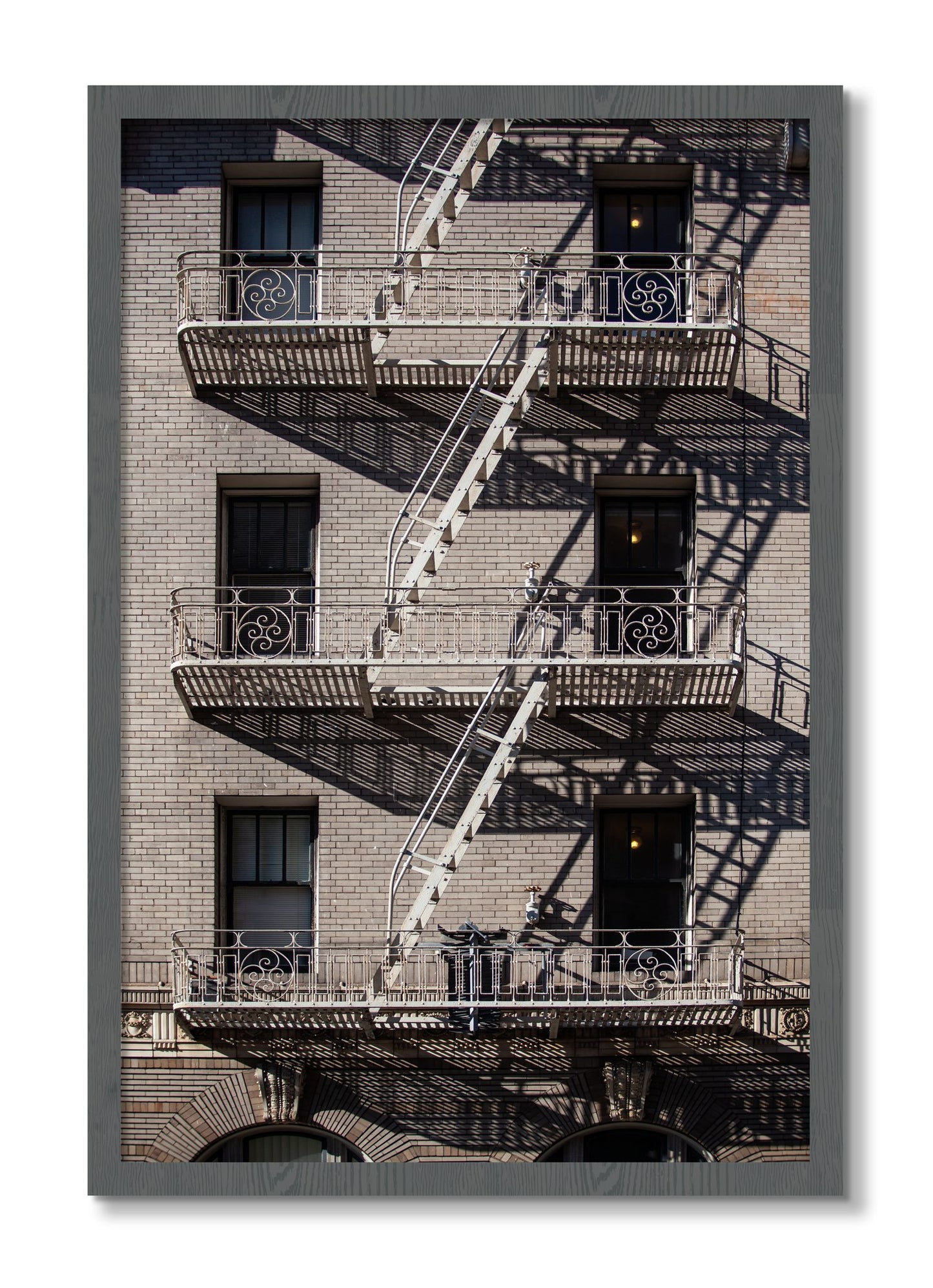 Framed photograph of Escape by Dylan Ozanich, Grey frame, Full Bleed