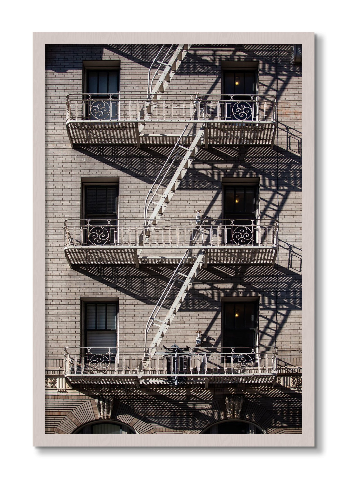 Framed photograph of Escape by Dylan Ozanich, White Maple frame, Full Bleed