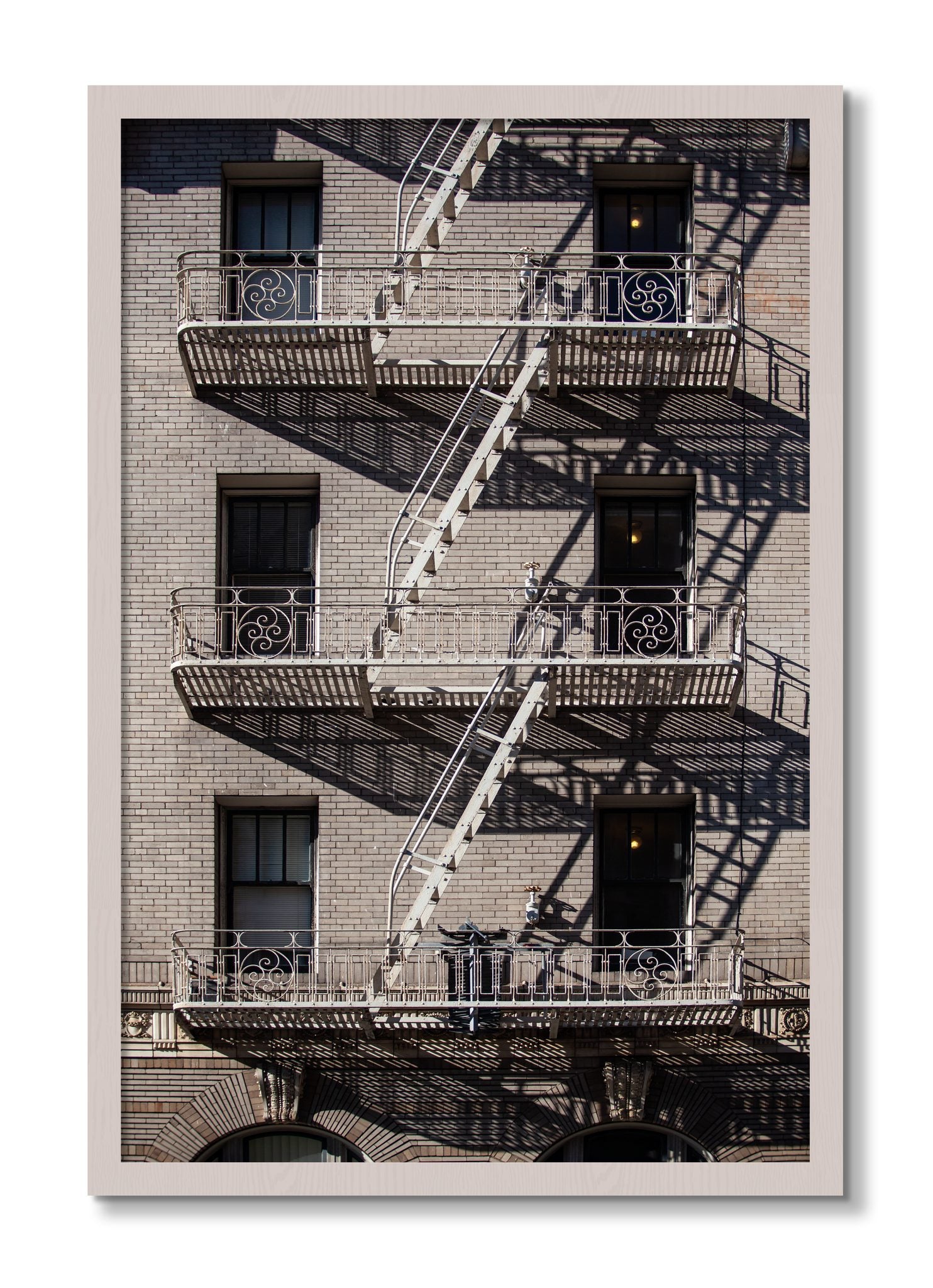 Framed photograph of Escape by Dylan Ozanich, White Maple frame, Full Bleed