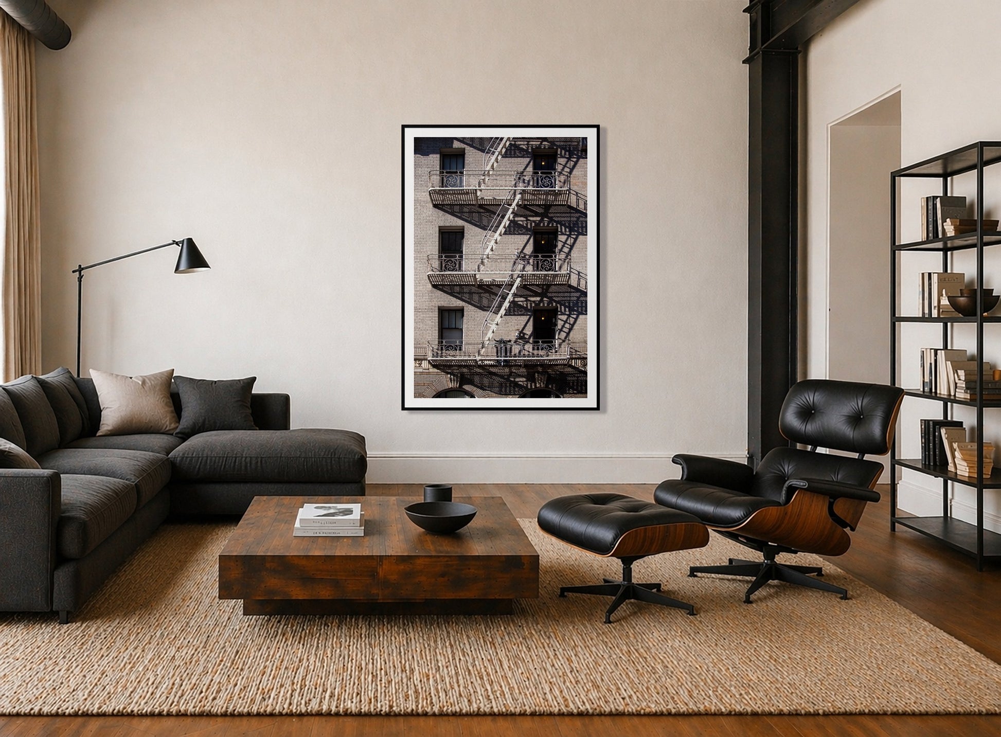 Framed photograph of Escape by Dylan Ozanich displayed on a wall