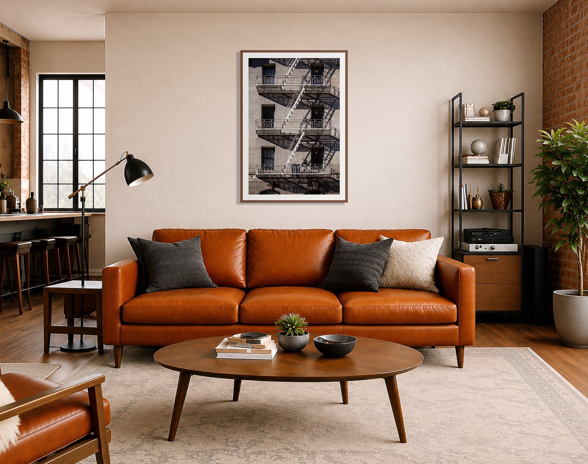 Framed photograph of Escape by Dylan Ozanich displayed on a wall