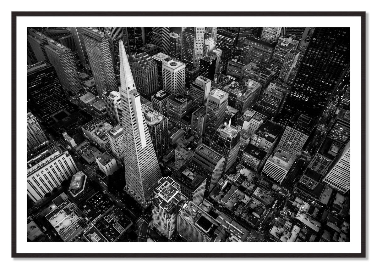 First Impressions by Dylan Ozanich, 40×60 print with a White Border in a Black Walnut frame