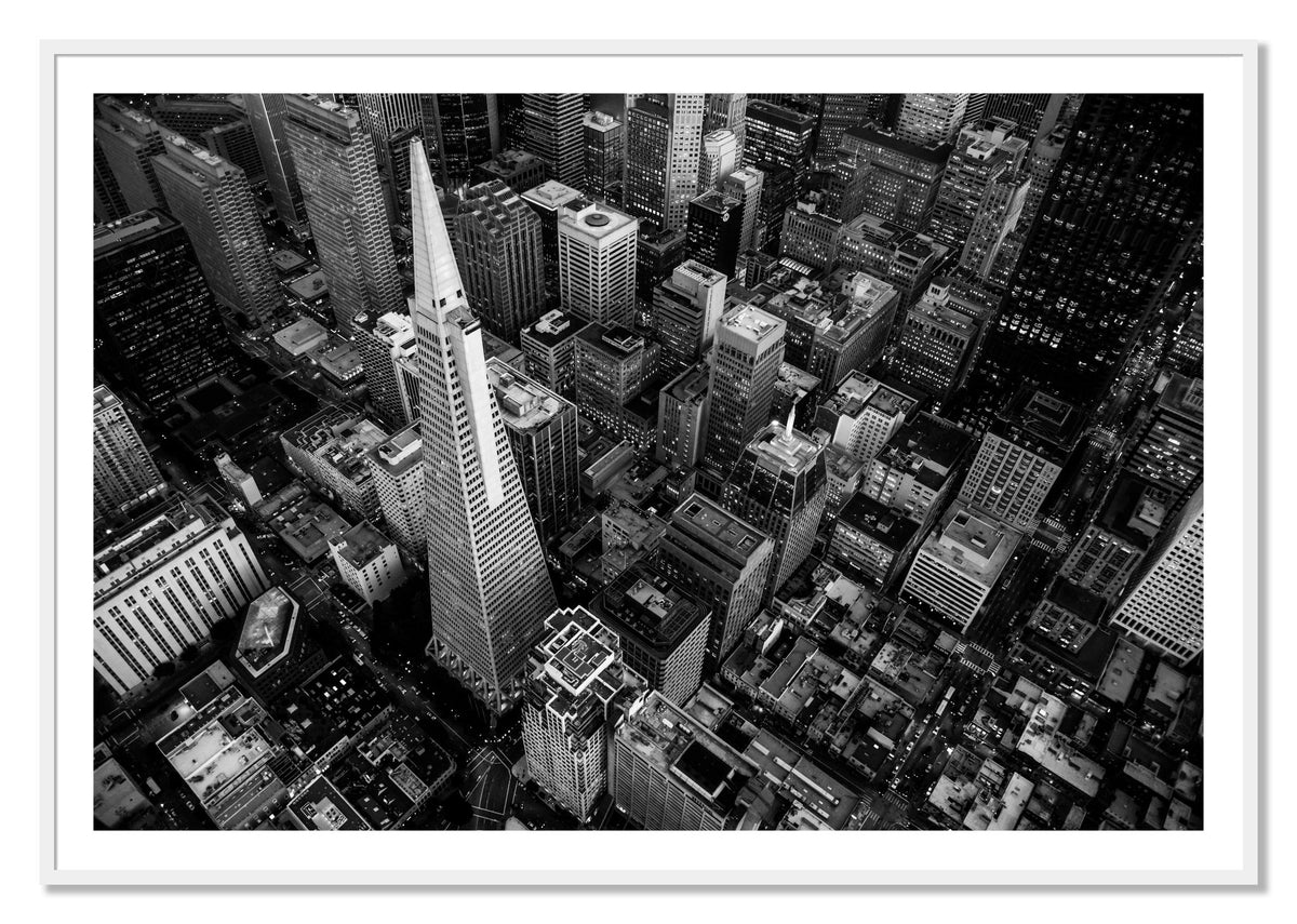 First Impressions by Dylan Ozanich, 40×60 print with a White Border in a White frame