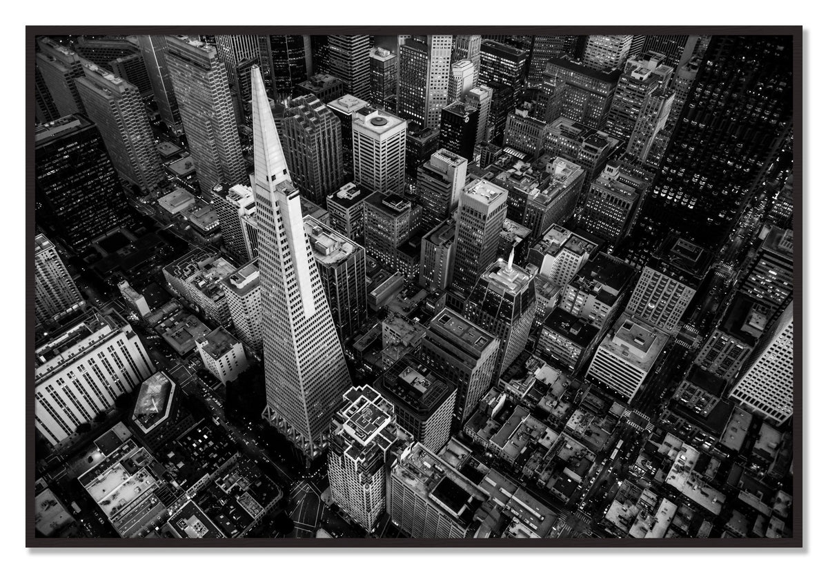First Impressions by Dylan Ozanich, 40×60 Full Bleed Print in a Black Walnut frame
