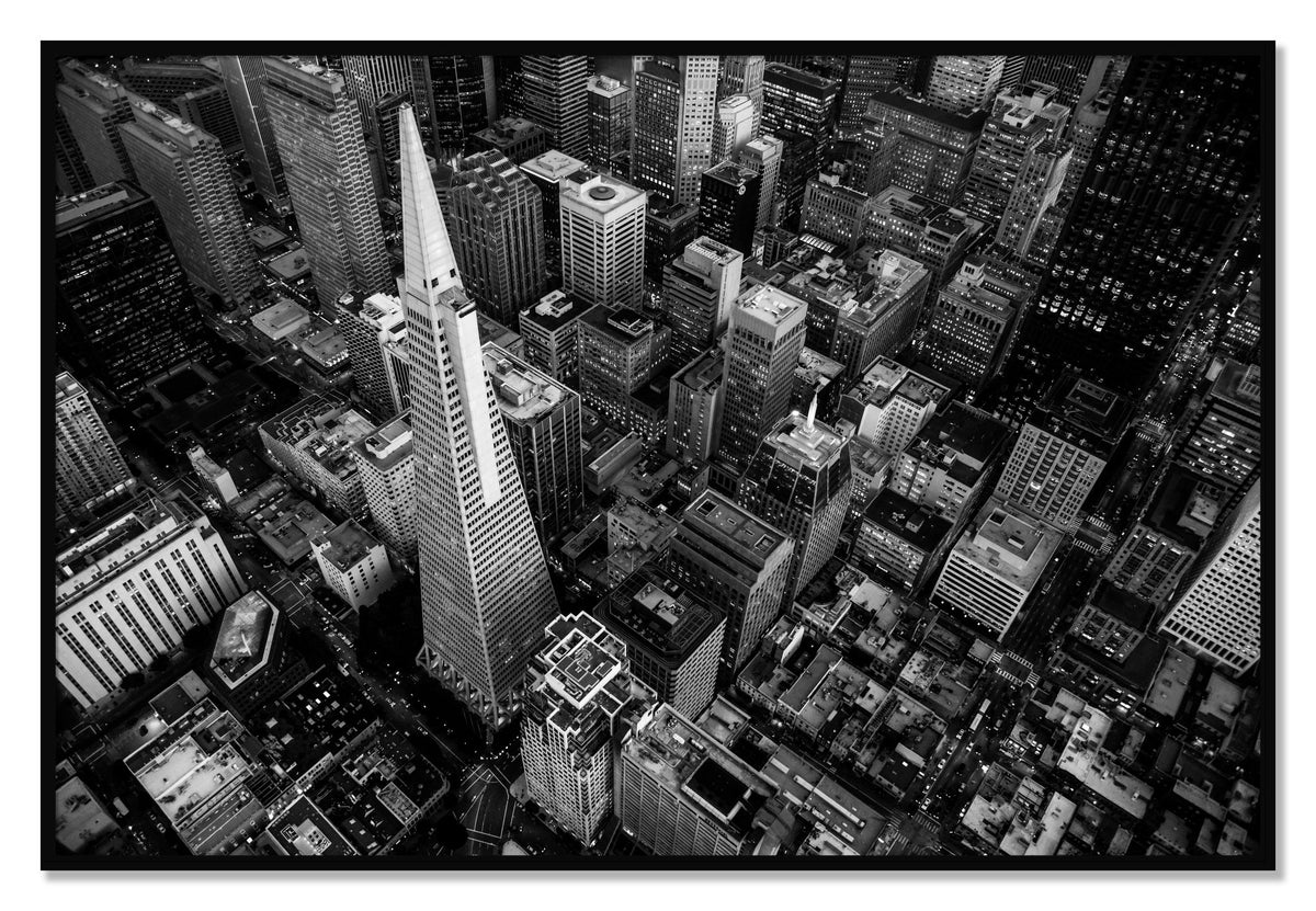 First Impressions by Dylan Ozanich, 40×60 Full Bleed Print in a Black frame