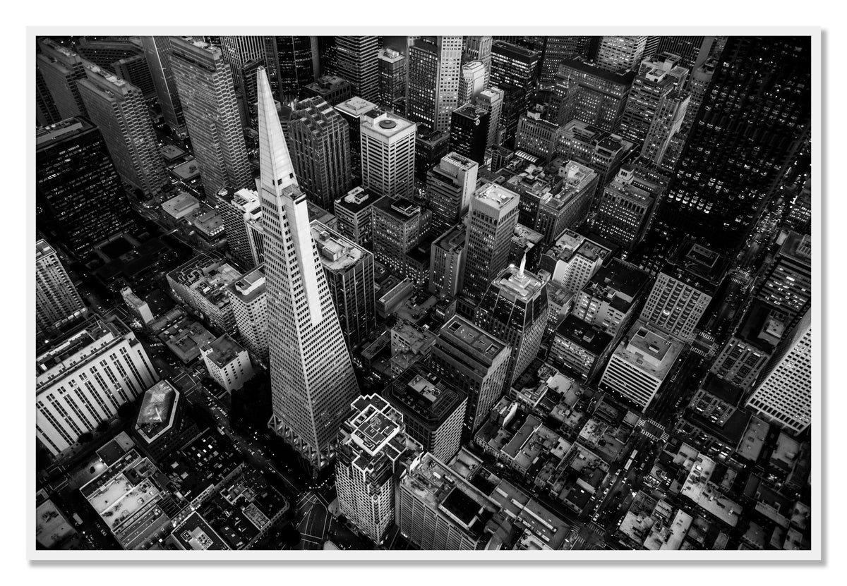 First Impressions by Dylan Ozanich, 40×60 Full Bleed Print in a White frame
