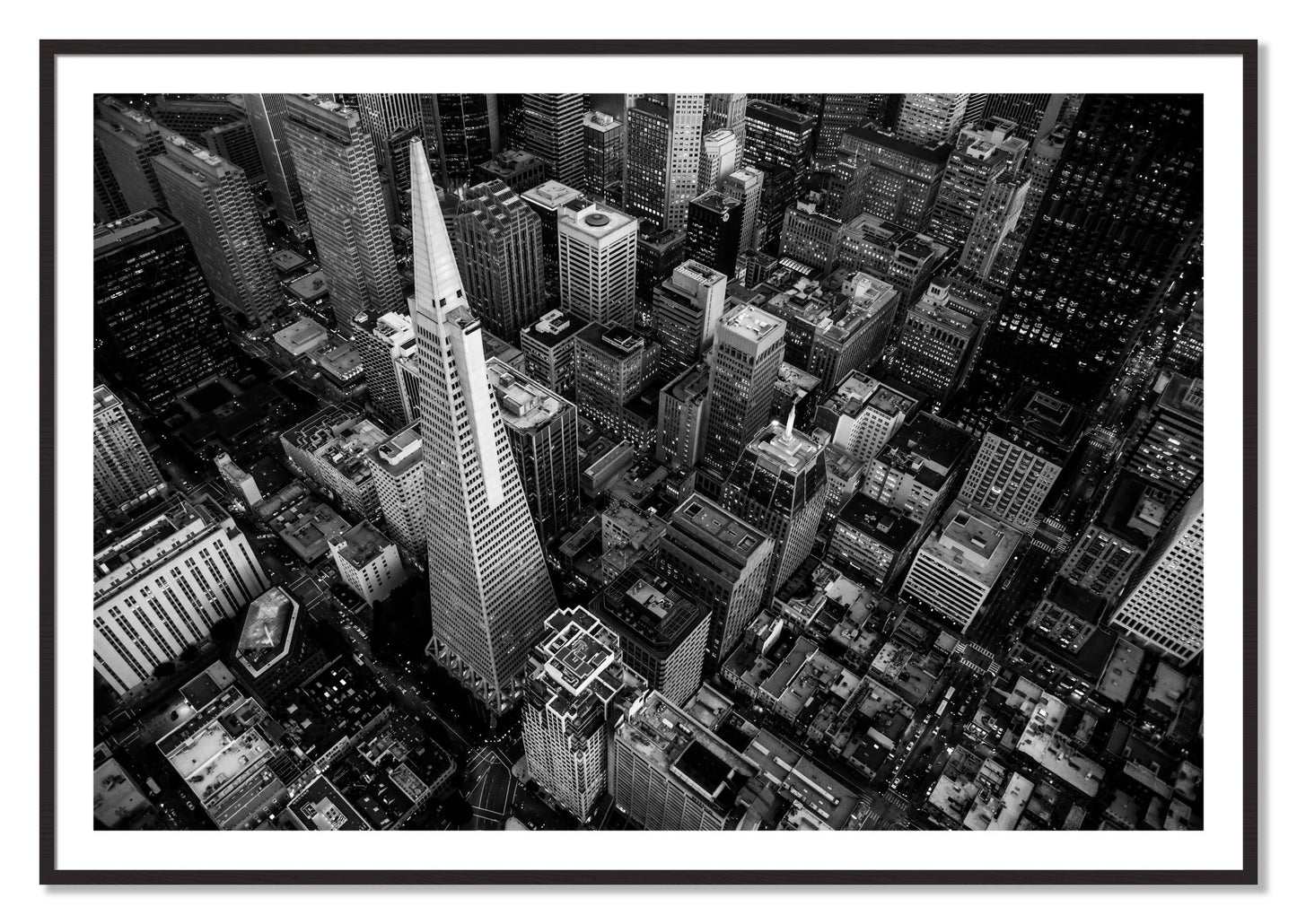 Framed photograph of First Impressions by Dylan Ozanich, Black Walnut frame, Borders