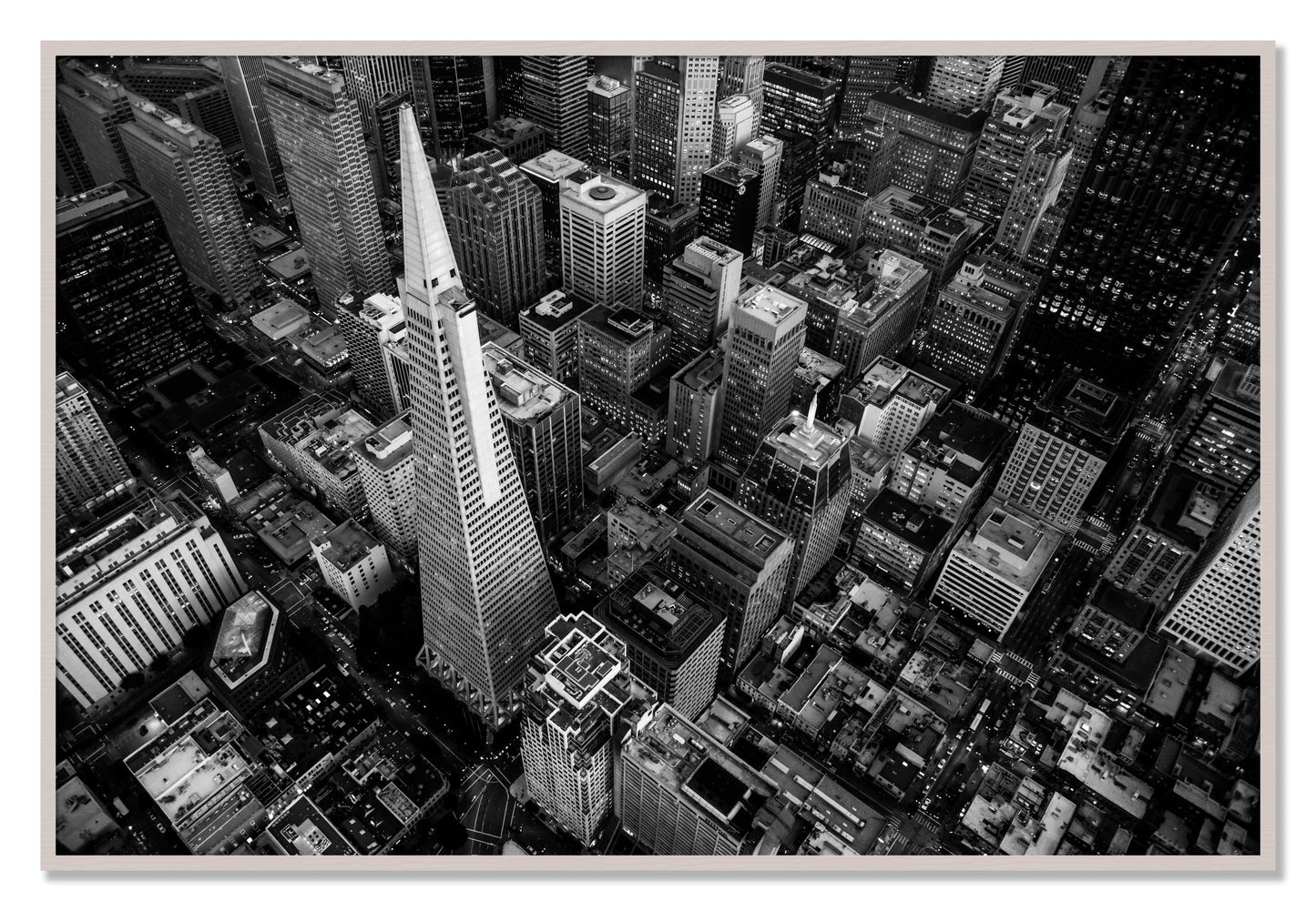 Framed photograph of First Impressions by Dylan Ozanich, White Maple frame, Full Bleed