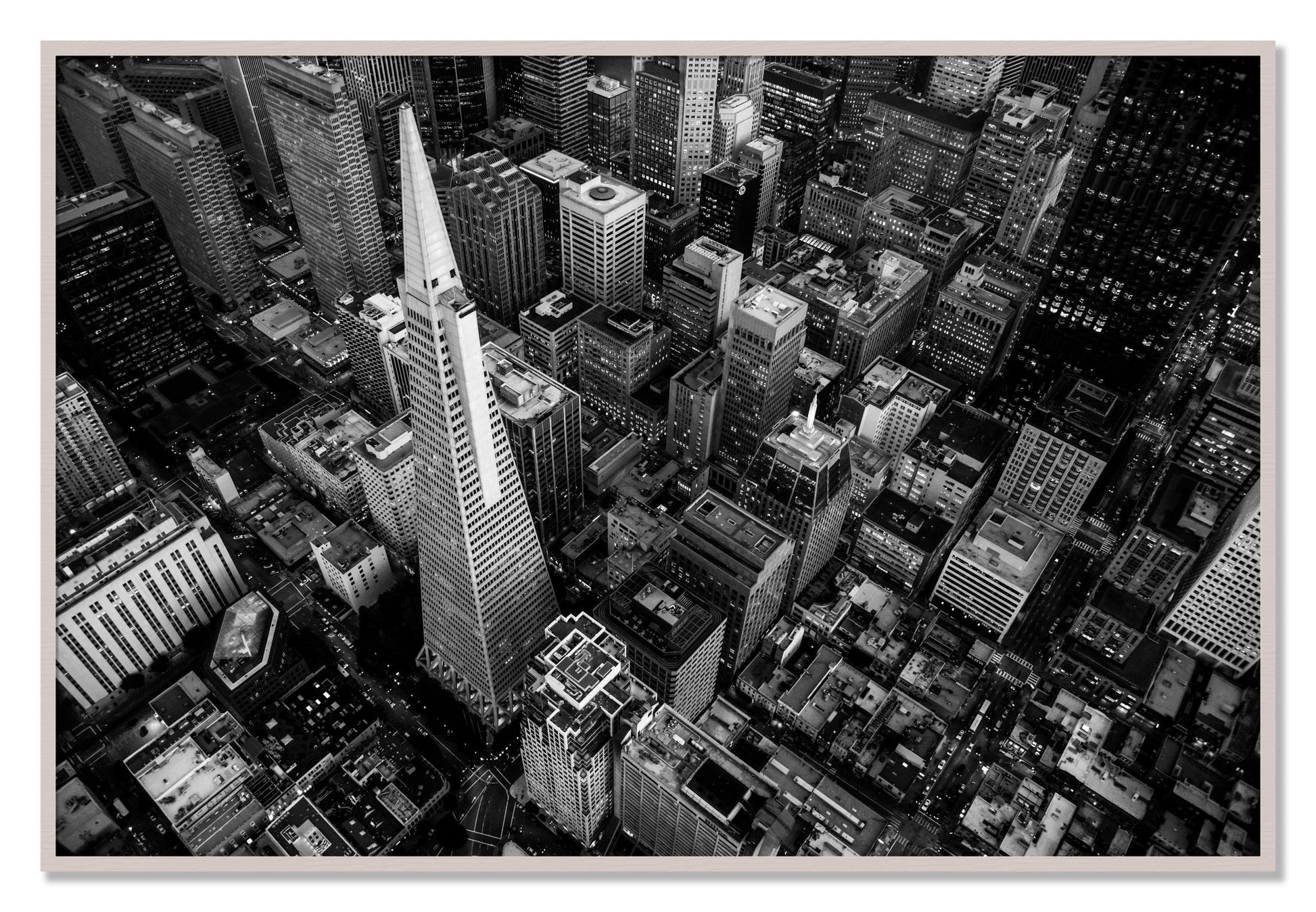 Framed photograph of First Impressions by Dylan Ozanich, White Maple frame, Full Bleed