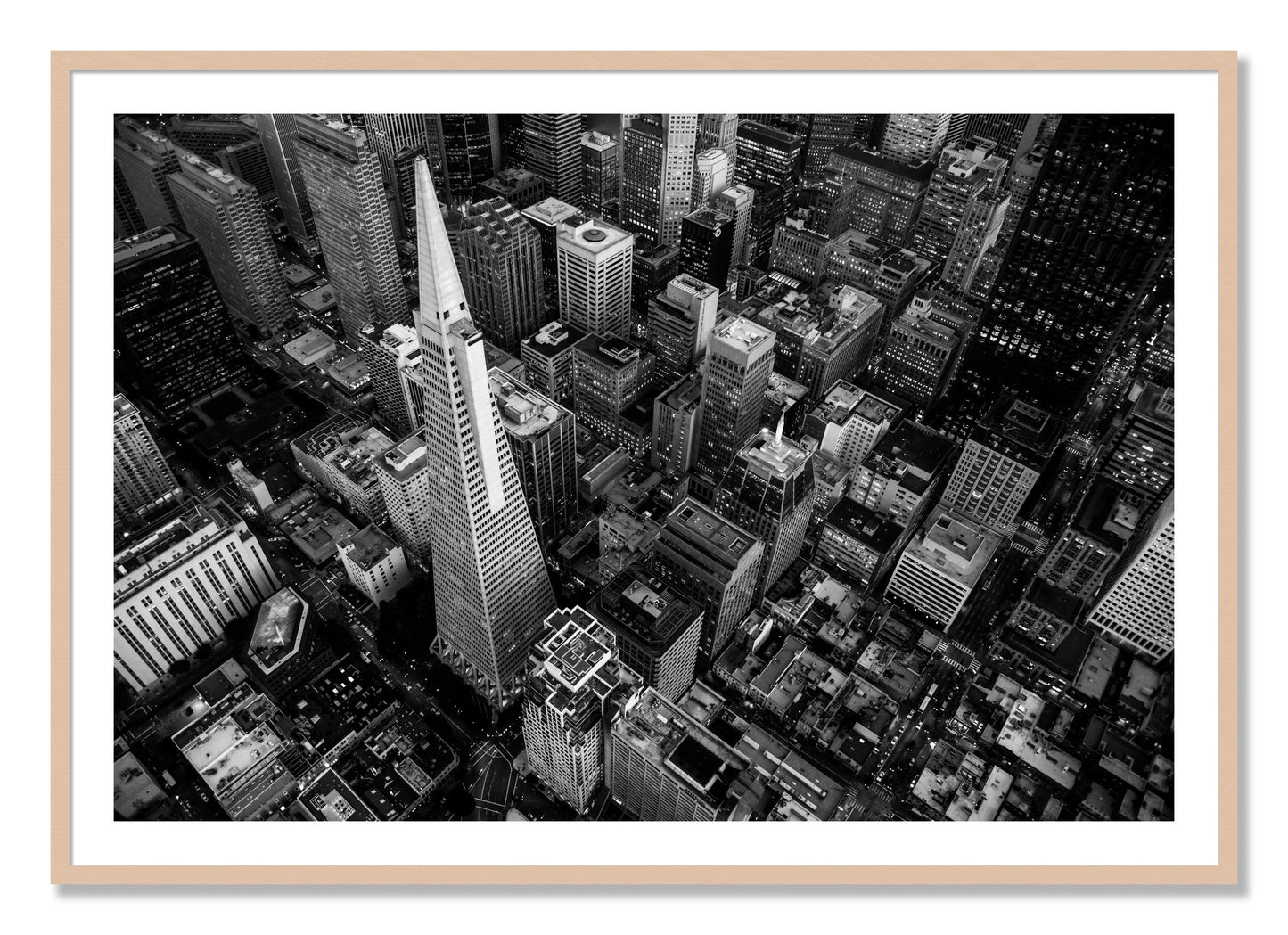 Framed photograph of First Impressions by Dylan Ozanich, Maple frame, Borders